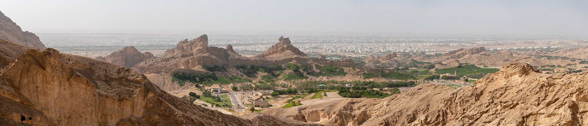View from Jebel Hafeet in al Ain (UAE, Abu Dhabi)