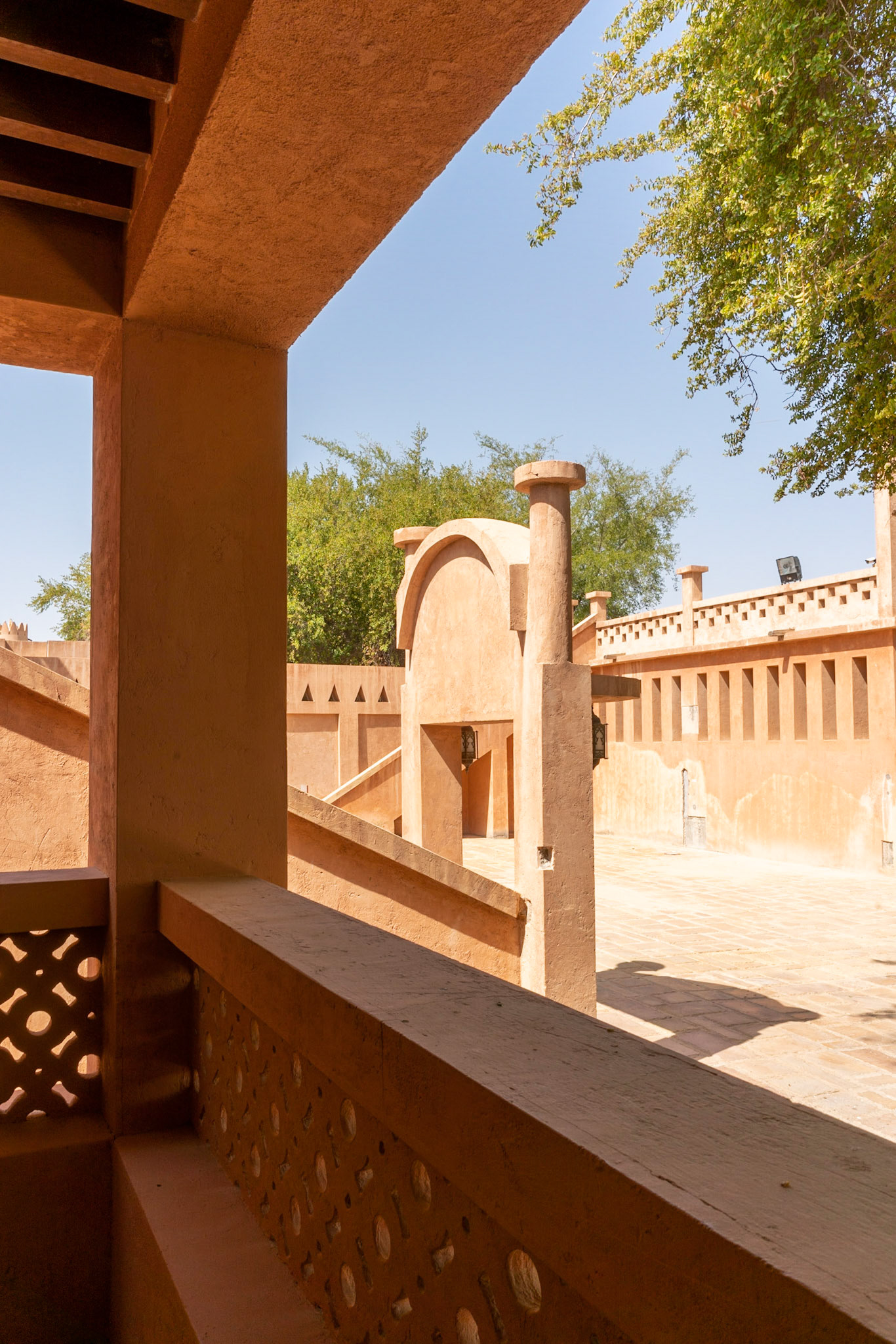 Al Ain Palace Museum a former royal residence with exhibits in Al Ain (Abu Dhabi) in the United Arab Emirates (UAE)
