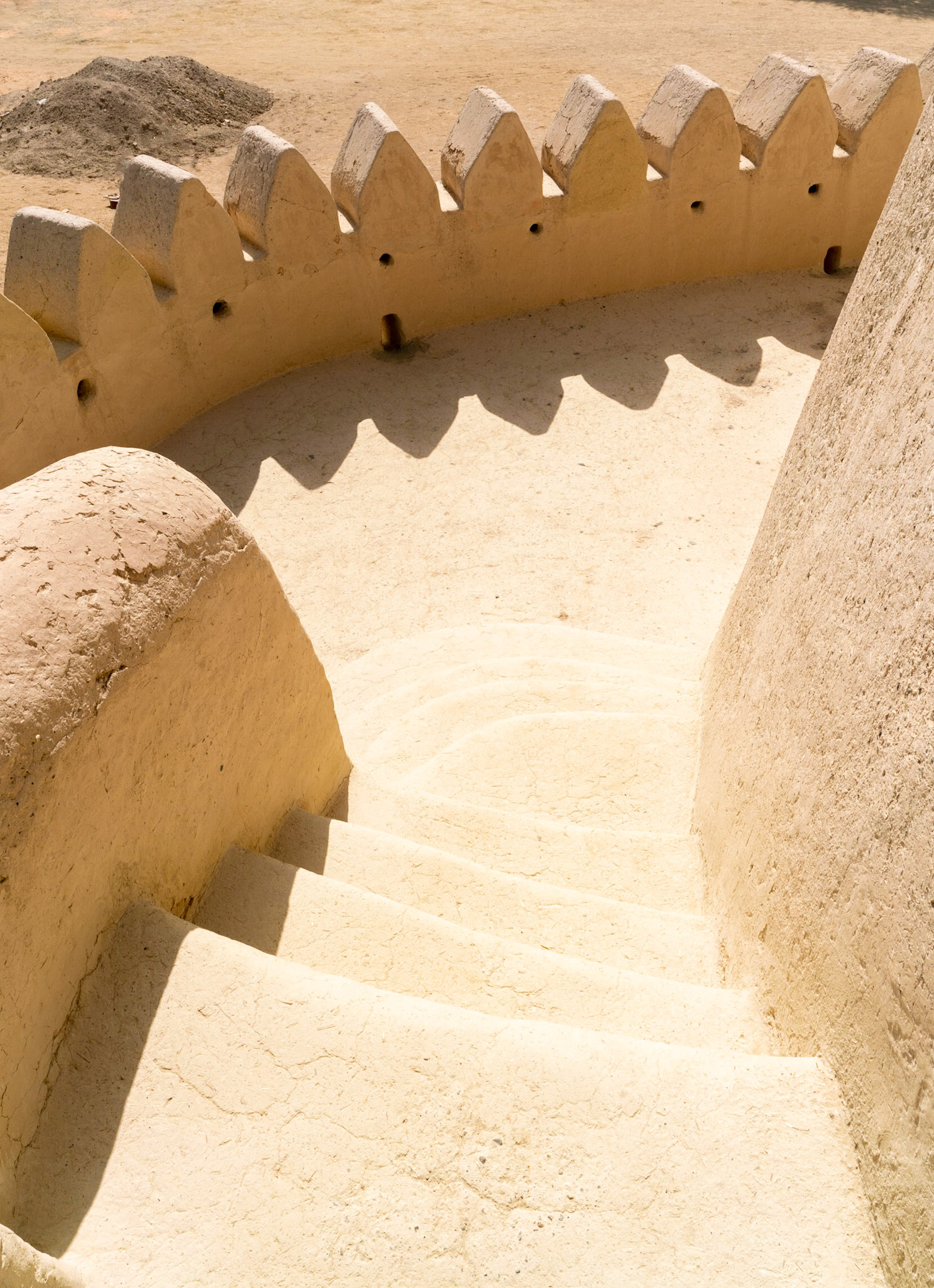 Al Jahili Fort in Al Ain in Abu Dhabi in the United Arab Emirates  (UAE).