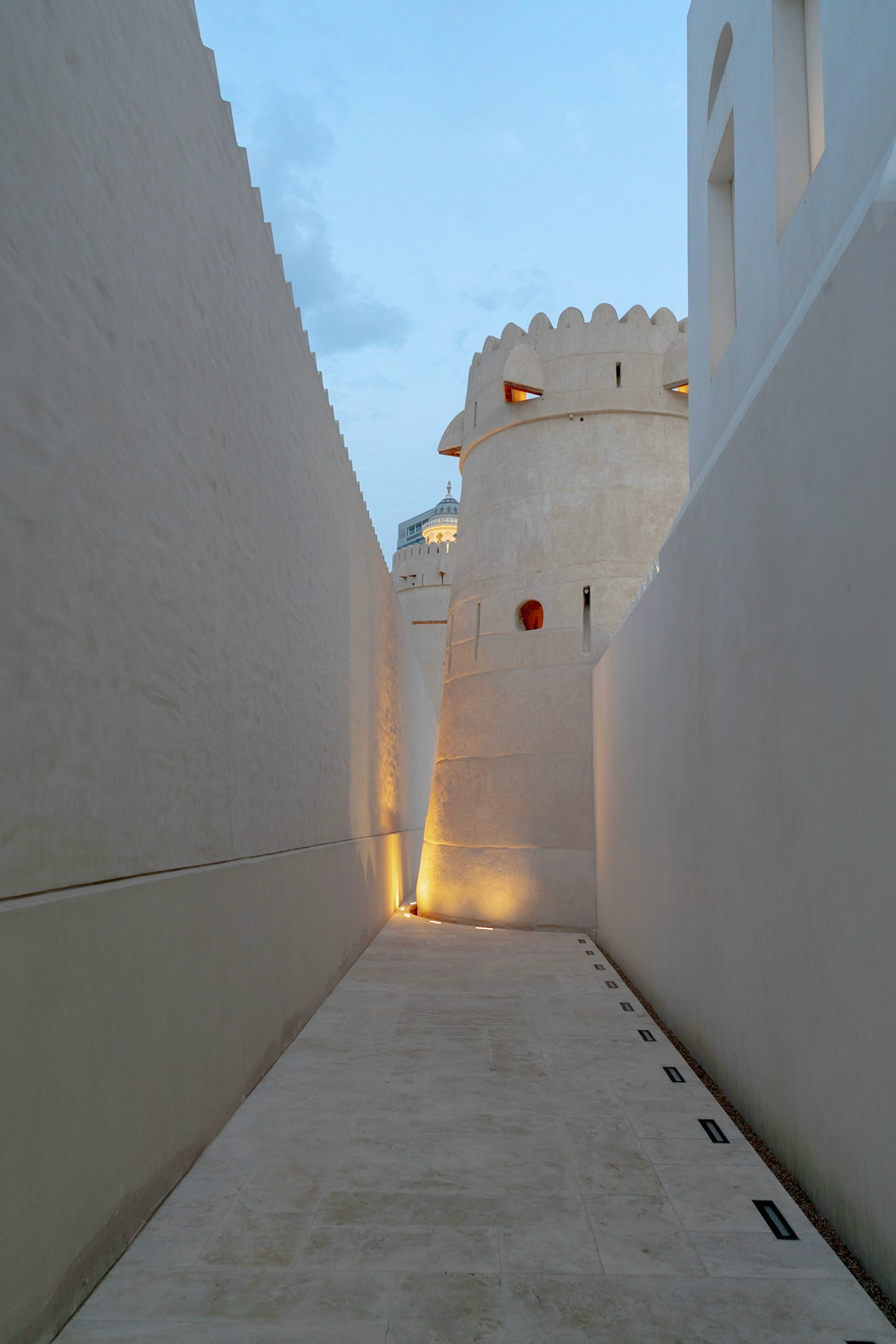 Qasr Al Hosn fort in center of Abu Dhabi (UAE) the old palace of the ruling family.