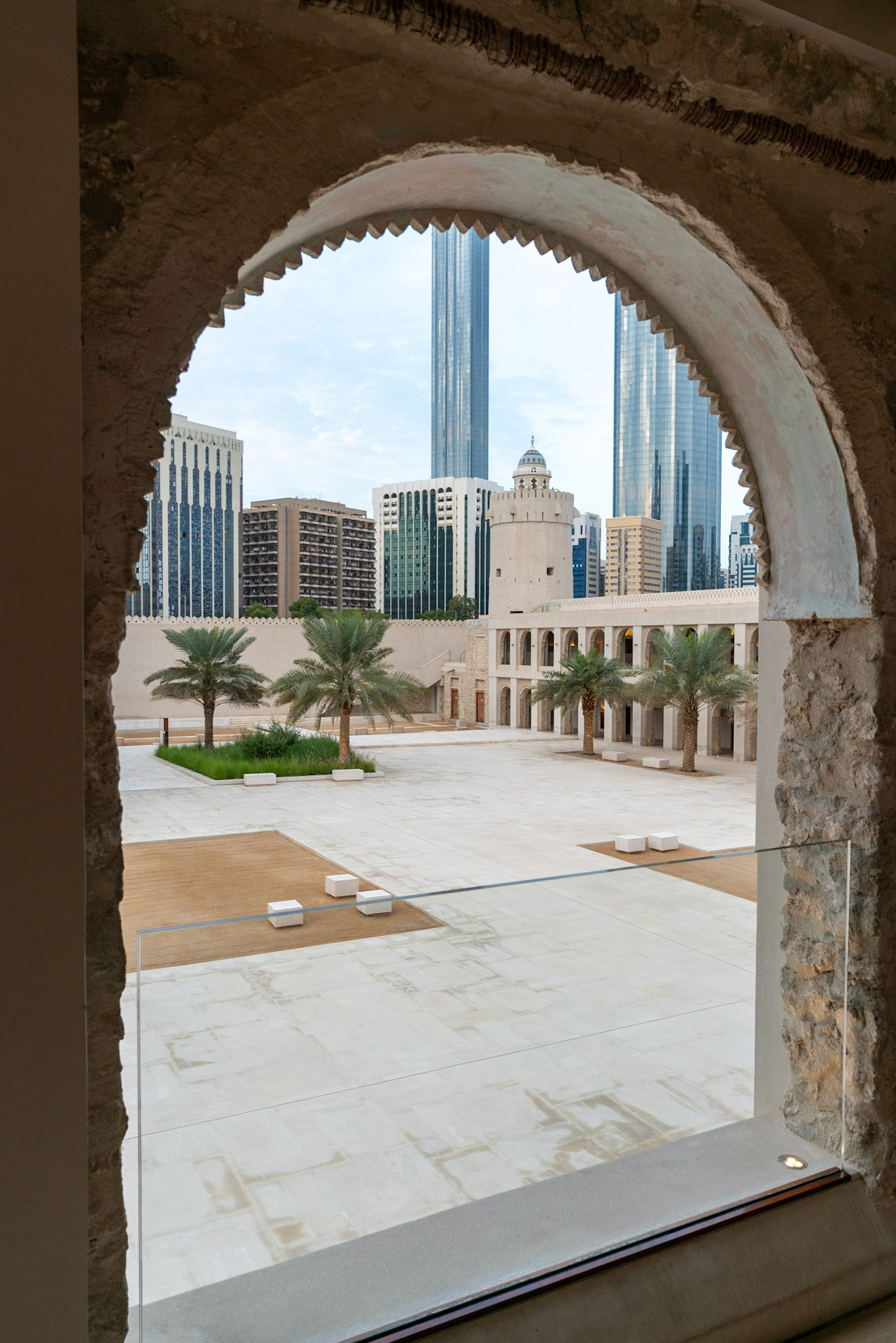 Qasr Al Hosn fort in center of Abu Dhabi (UAE) the old palace of the ruling family.