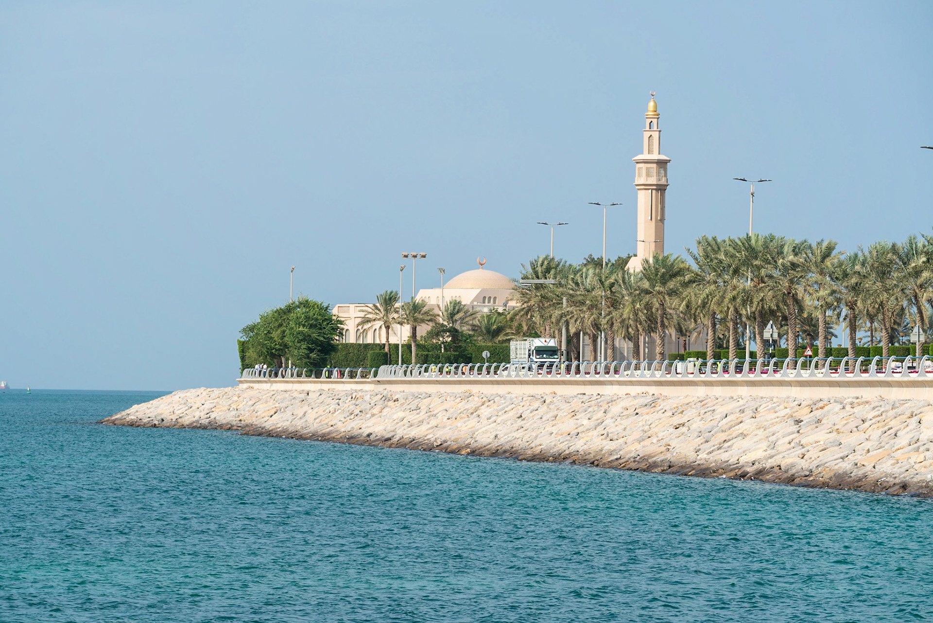 Al Kareem Mosque in Abu Dhabi, UAE