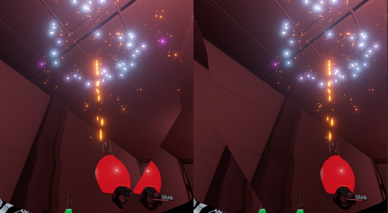 Fireworks from a successful flip