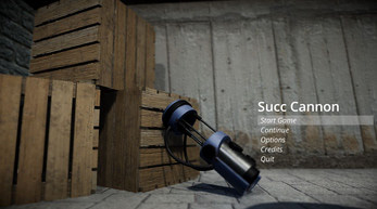 Succ Cannon (game) main menu