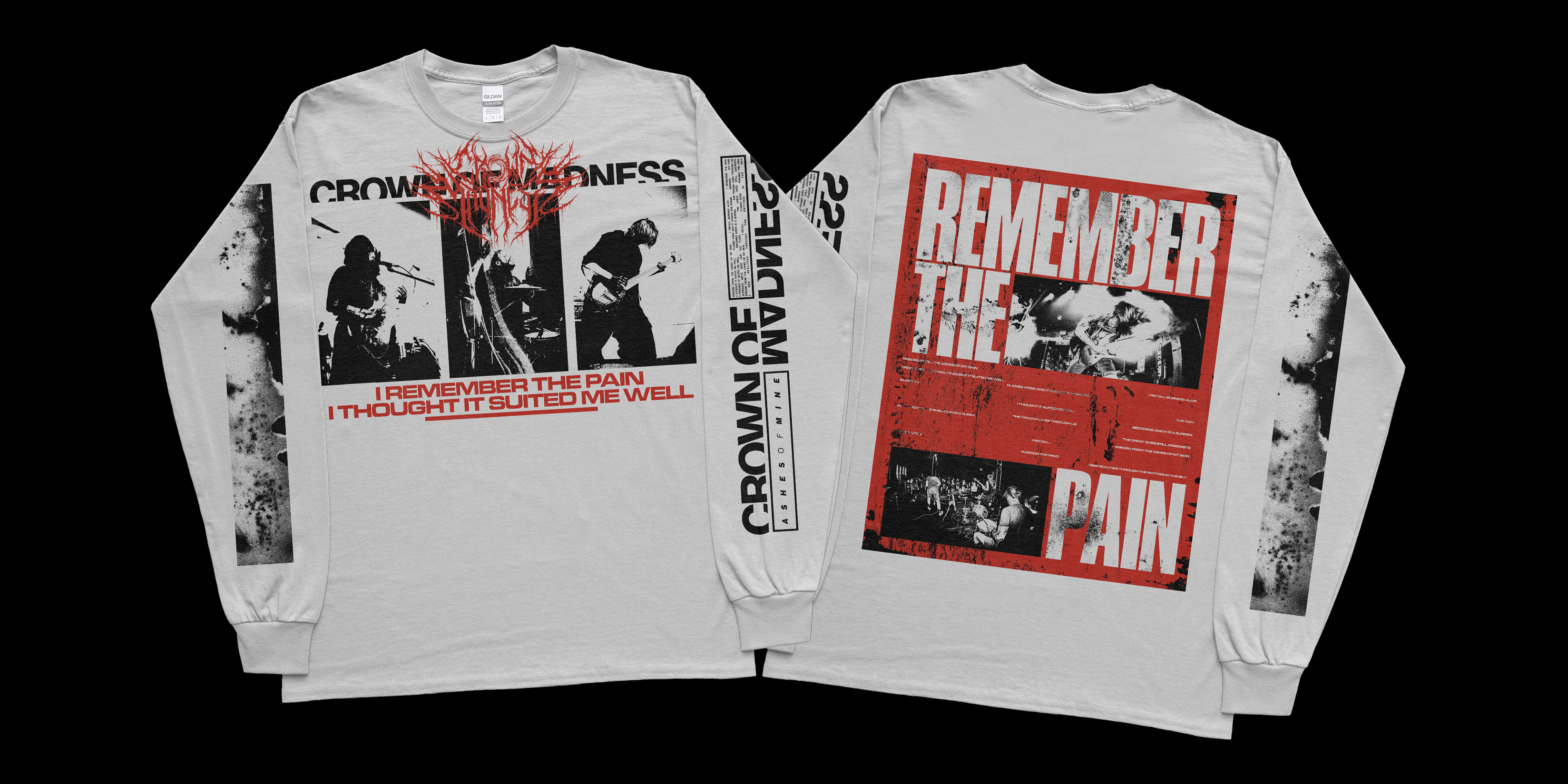 CROWN OF MADNESS - MERCH DESIGN, 2025