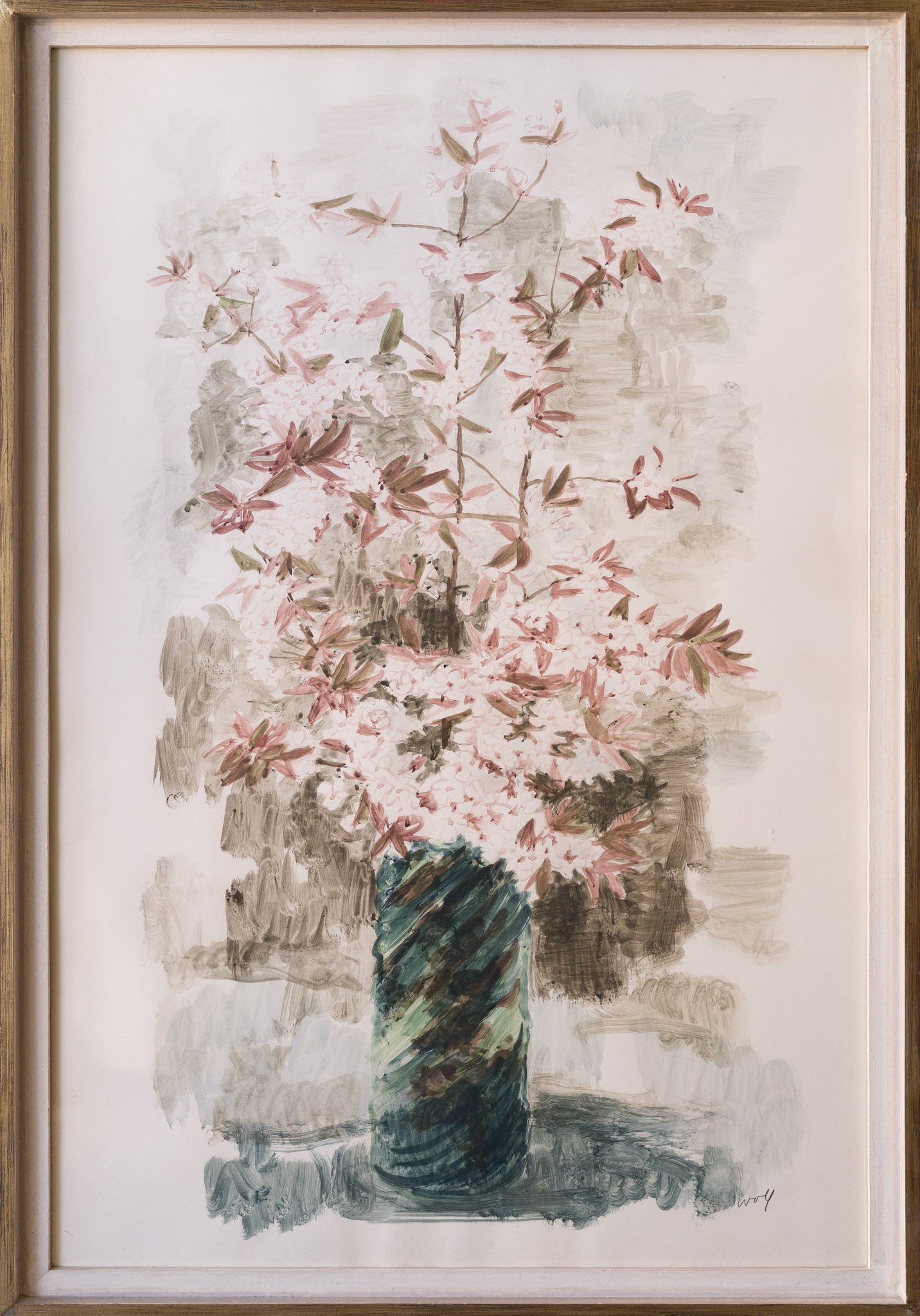 112 Fritz Ernst Wolf - Blüten in Vase, 320 CHF