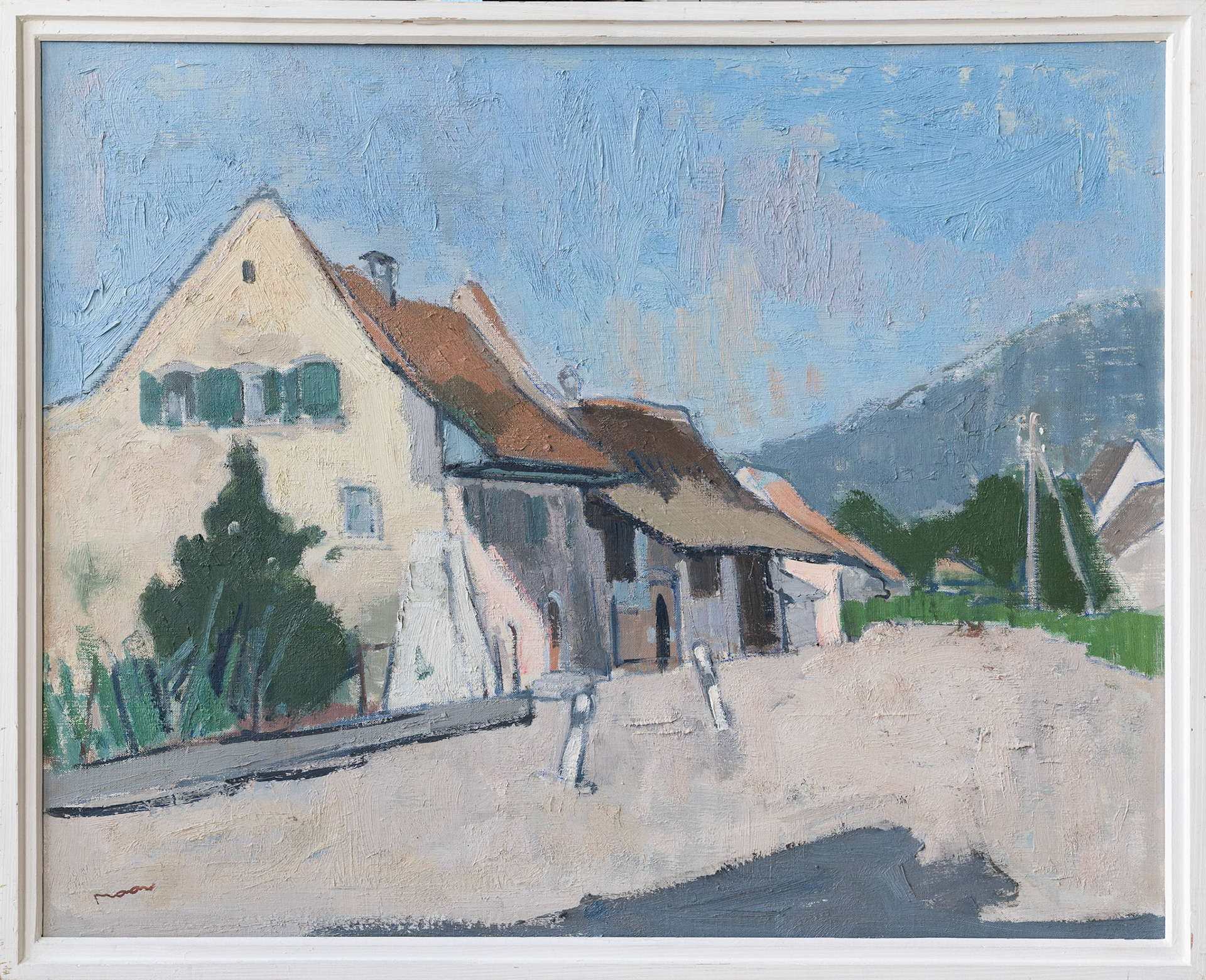 72 Karl Moor - Bauernhäuser in Diegten, 1973, 480 CHF