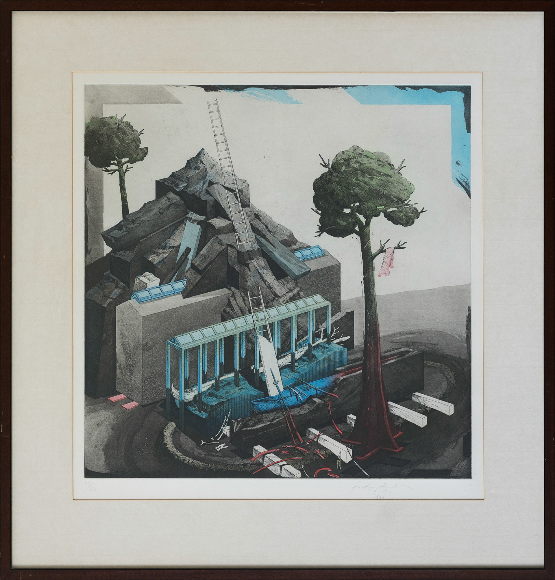 36 Franz Anatol Wyss - Kultstätte, 1986, verkauft