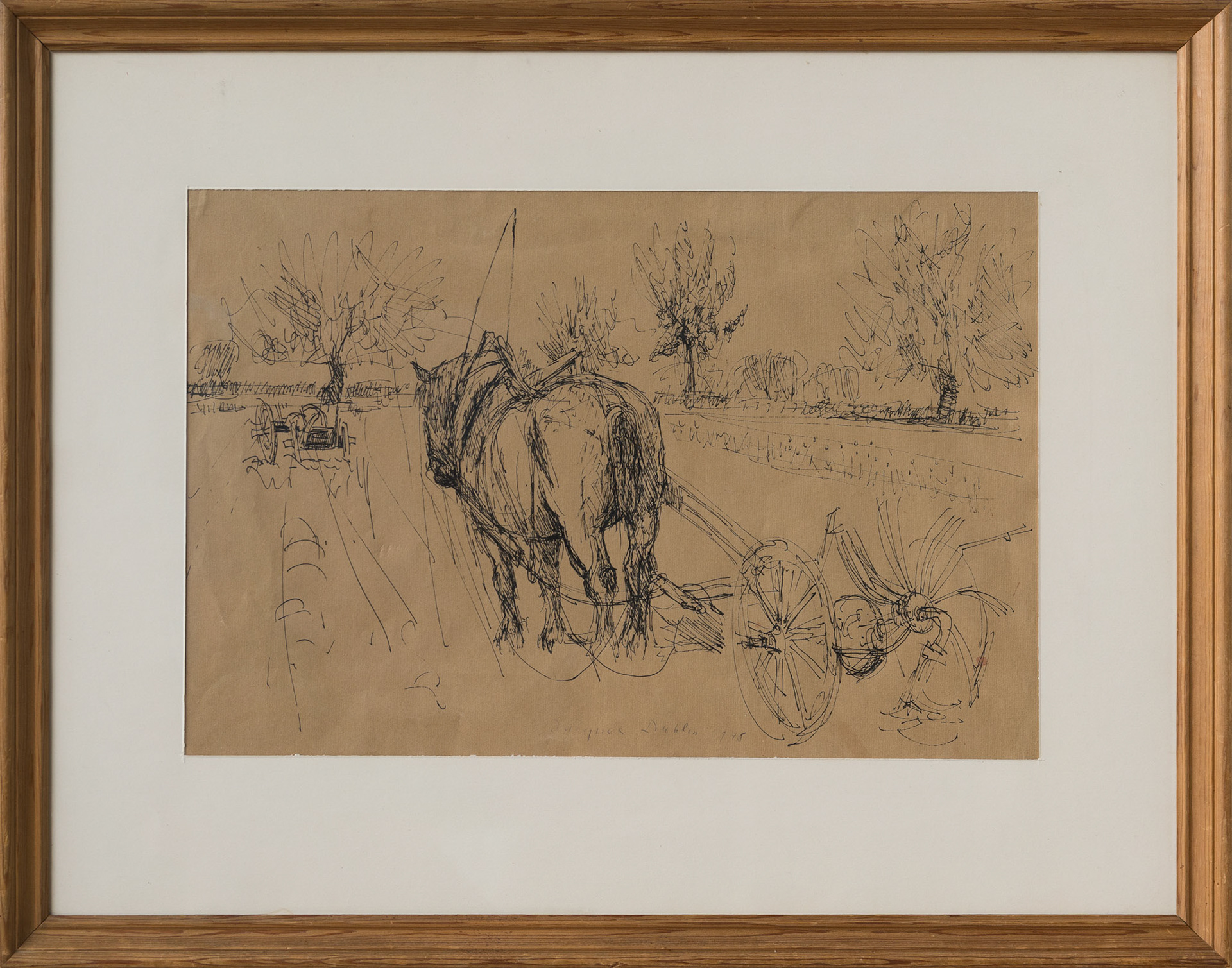 27 Jacques Düblin - Pferd mit Pflug, verkauft