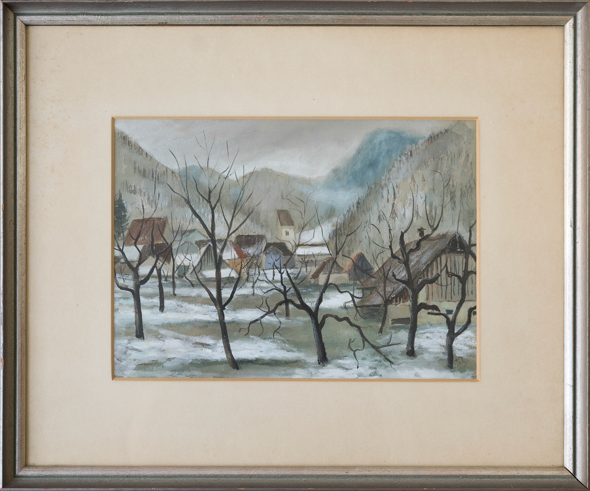 77 Giorgio Valenzin - Winterlandschaft, 220 CHF