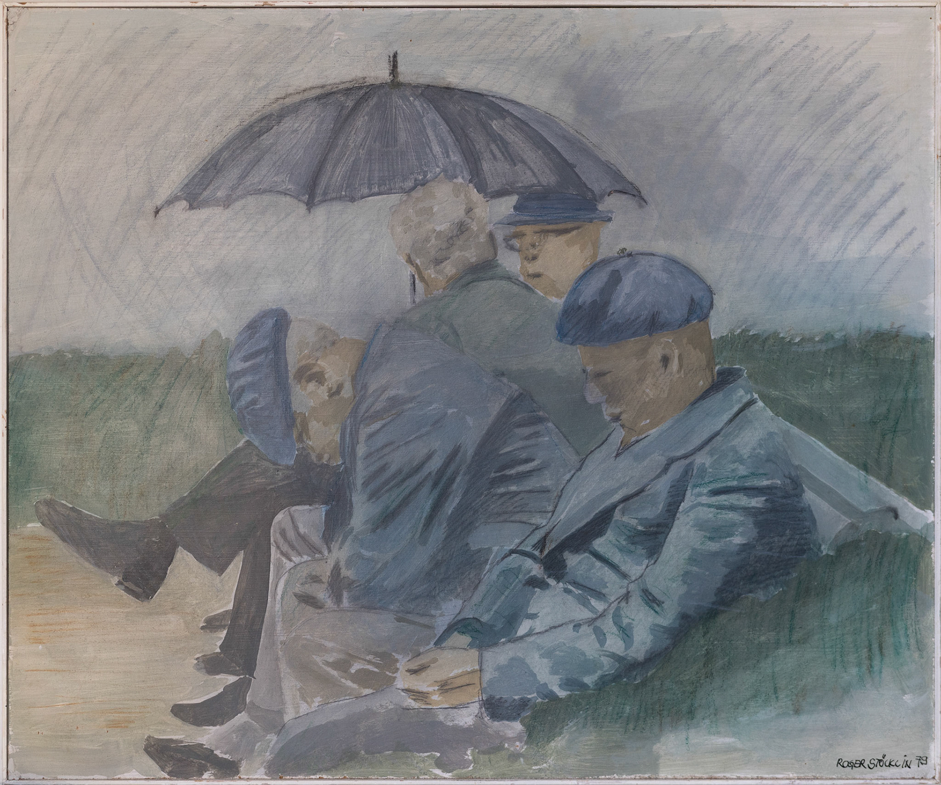 125 Roger Stöcklin - Unterm Regenschirm, 290 CHF