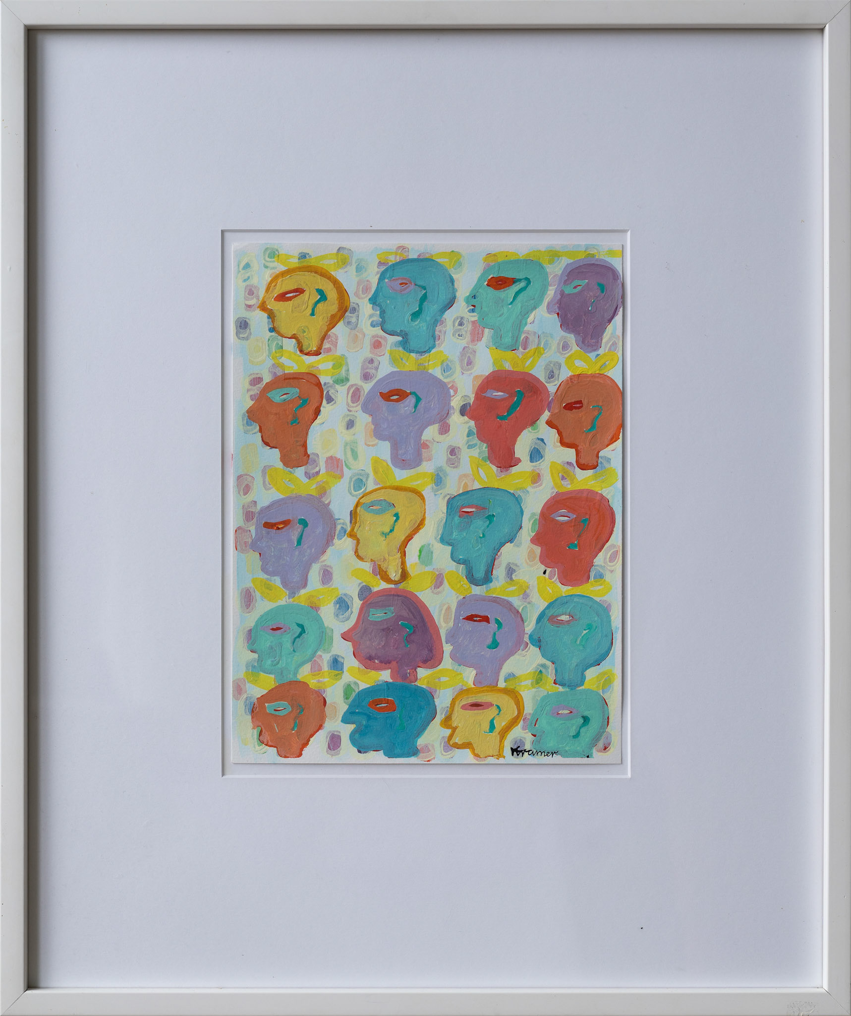 21 Susi Kramer - Bunte Köpfe, 400 CHF