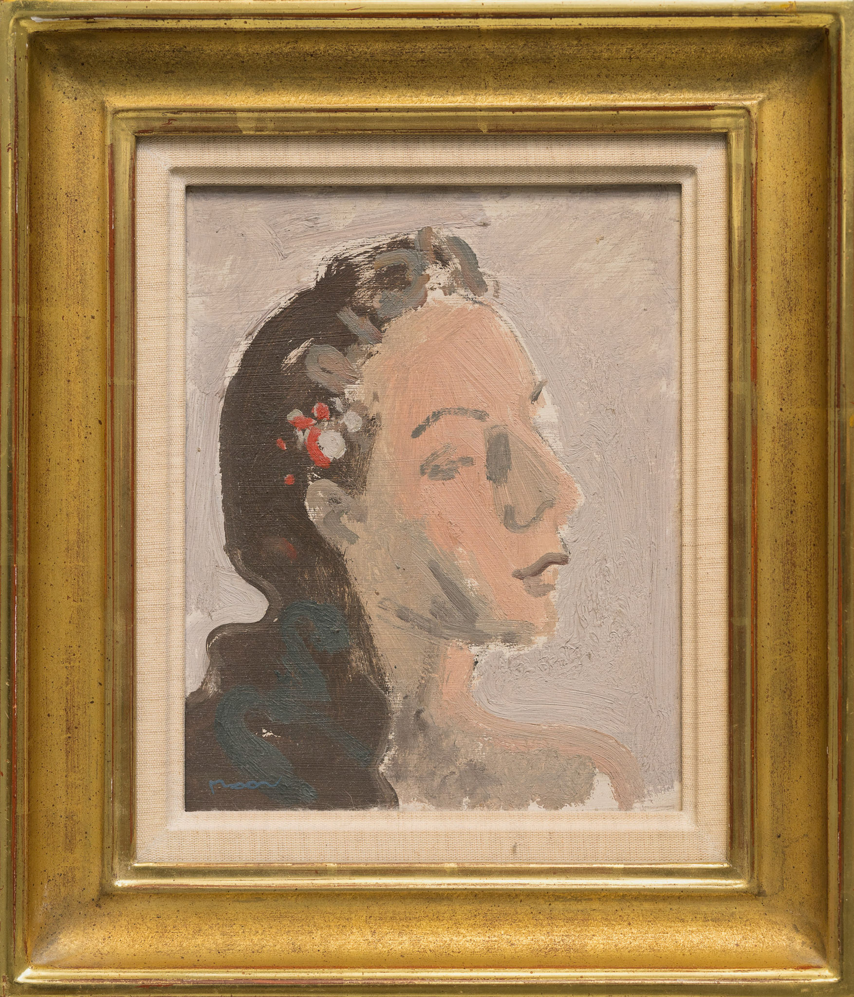 114 Karl Moor - Porträt einer Frau, inkl. Buch, 550 CHF