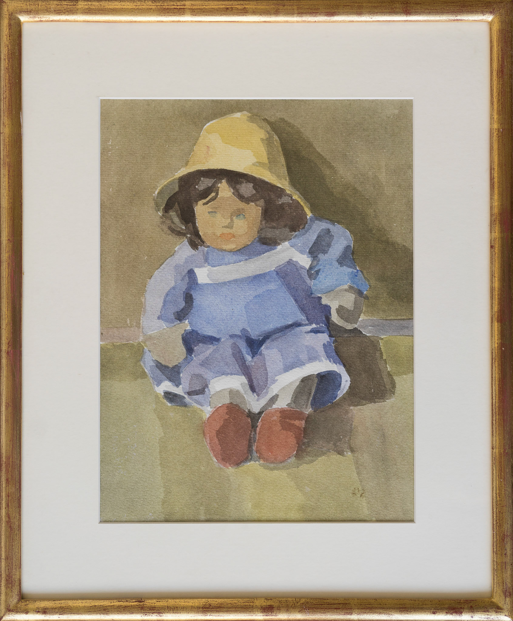 101 Oskar Zimmermann - Puppe, rückseitig Blumenstrauss, 210 CHF