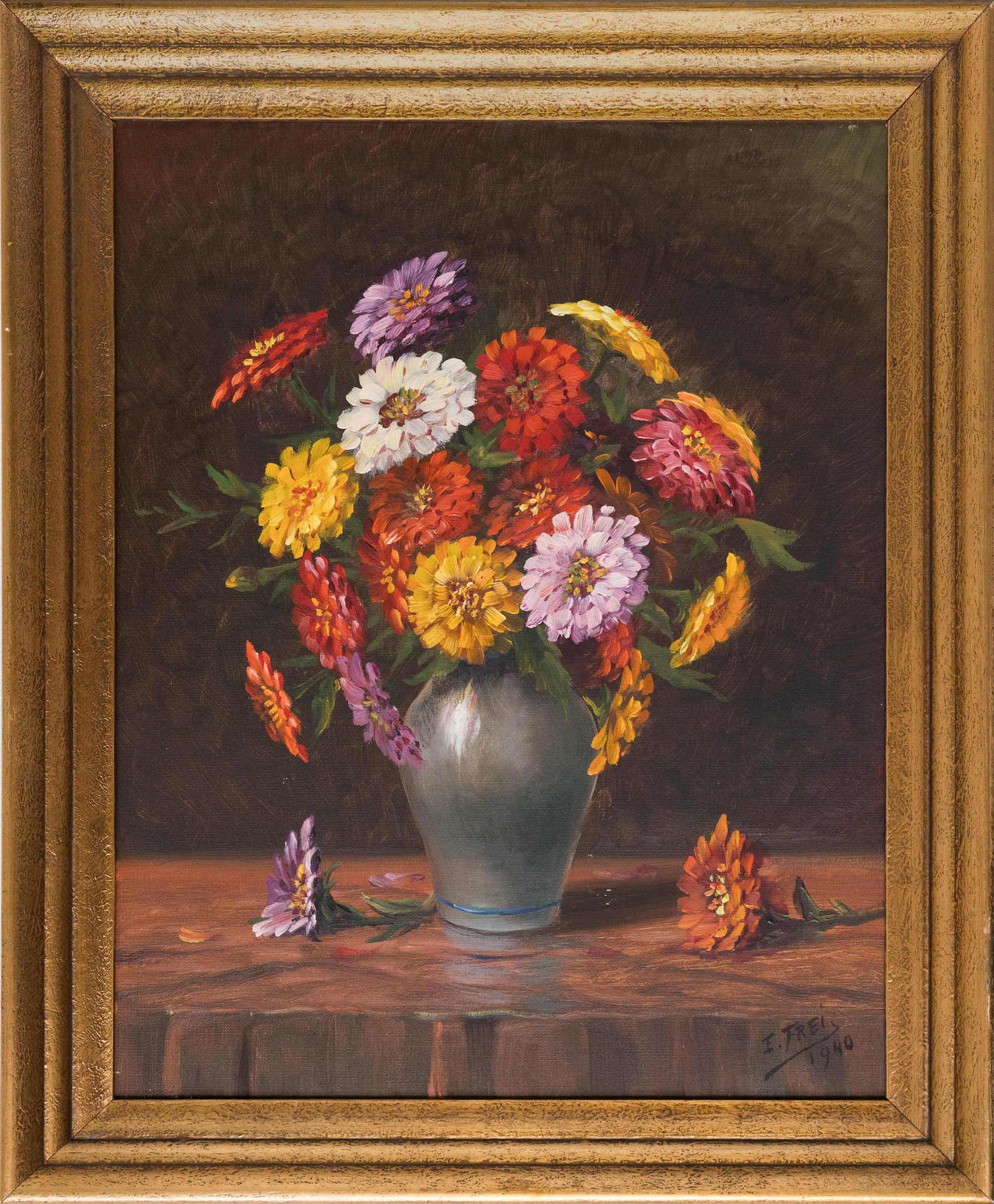 54 E. Frei - Zinnien, 280 CHF