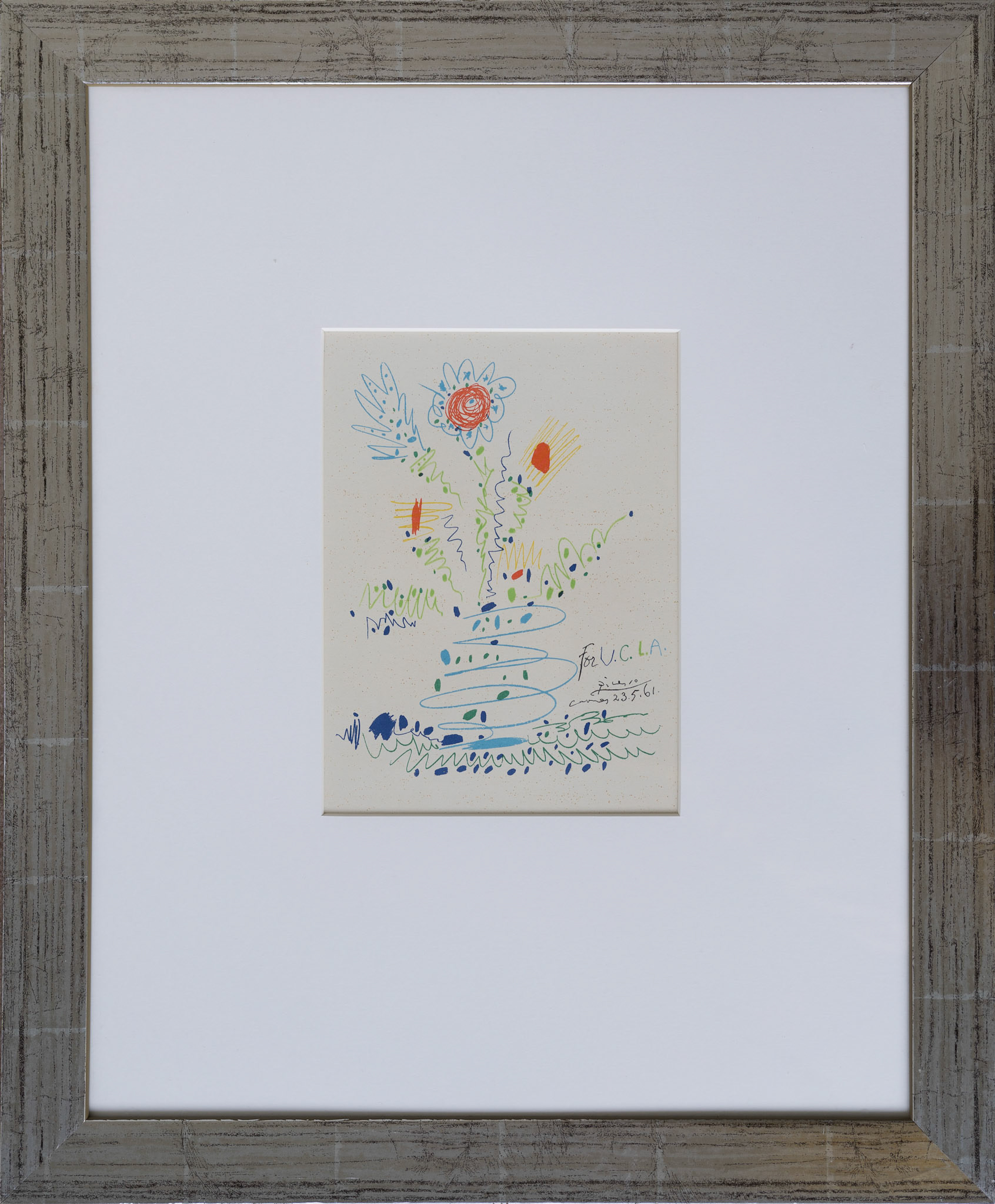 65 Pablo Picasso - Fleurs for U.C.L.A., verkauft