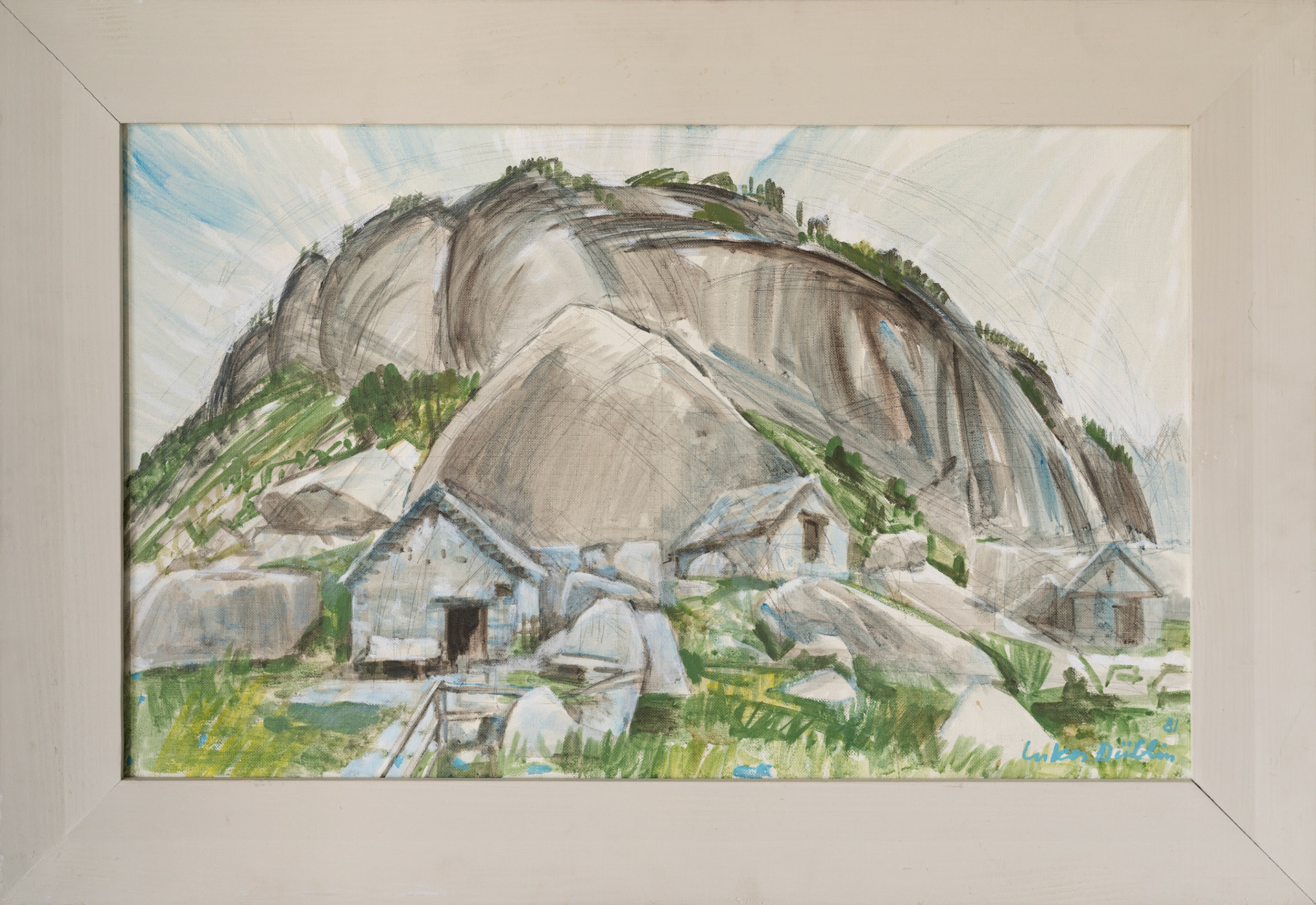 69 Lukas Düblin - Felslandschaft, 520 CHF