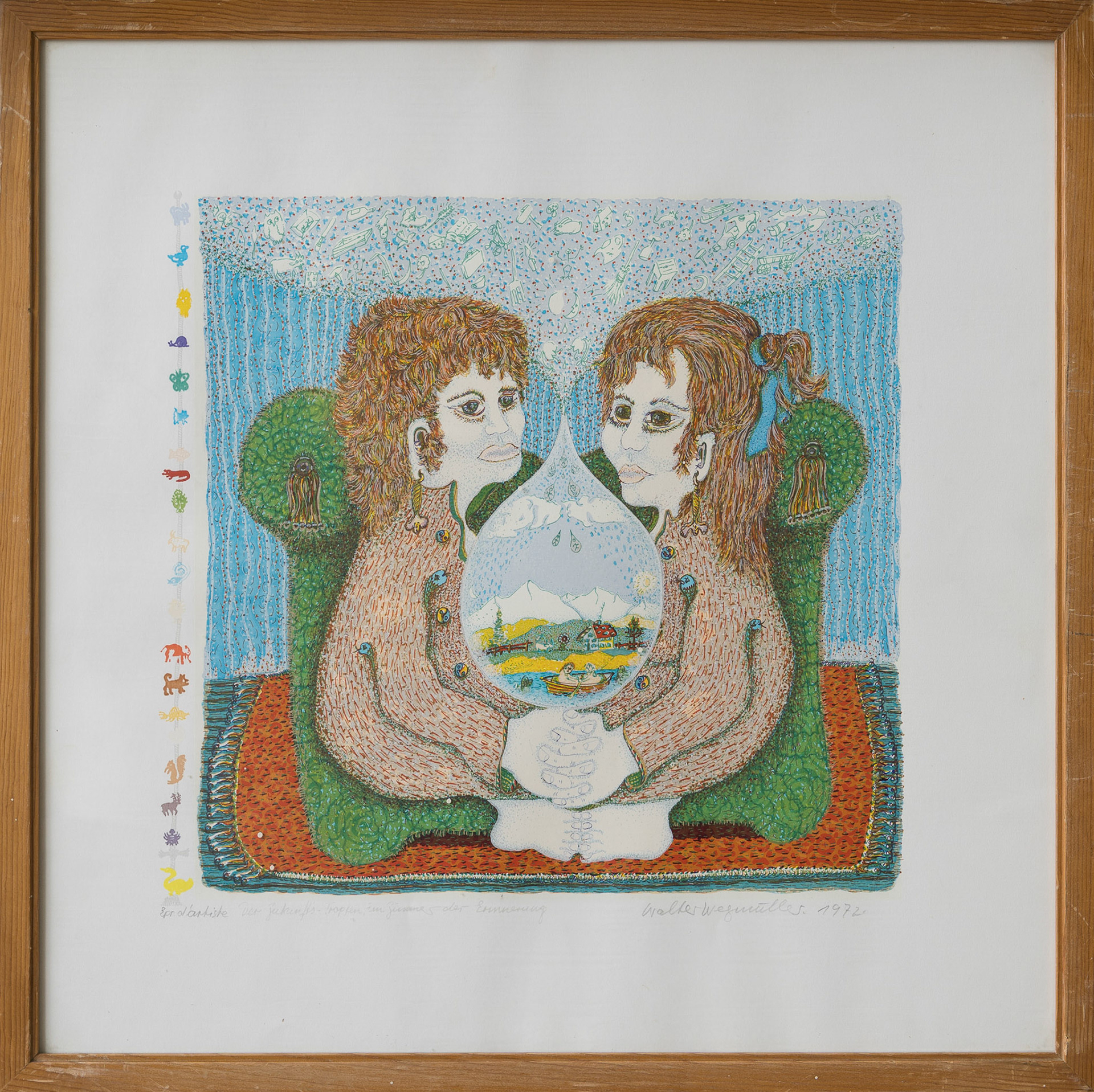 41 Walter Wegmüller - Der Zukunfts-Tropfen im Zimmer der Erinnerung, 250 CHF