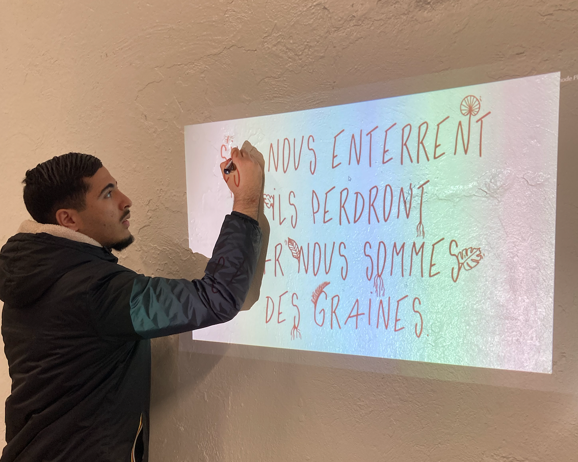 Travail en équipe pour l'aménagement de La Capsule