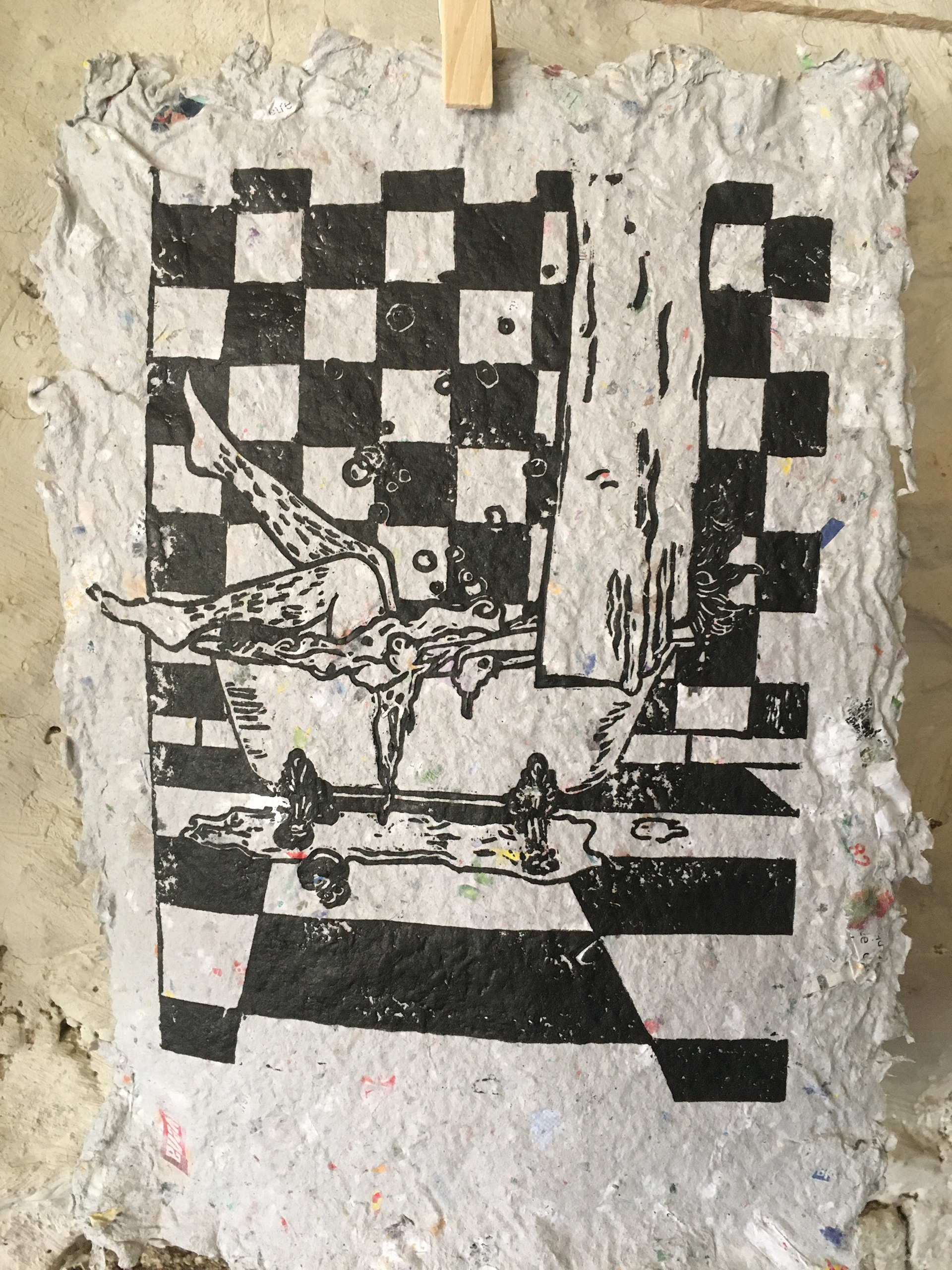 Bubble Bath sur papier recyclé