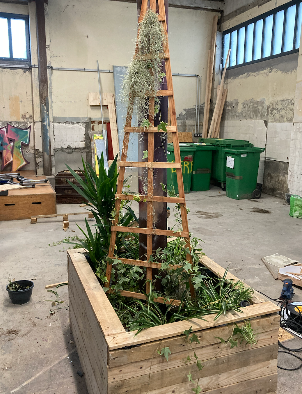 Travail en équipe pour l'aménagement de La Capsule