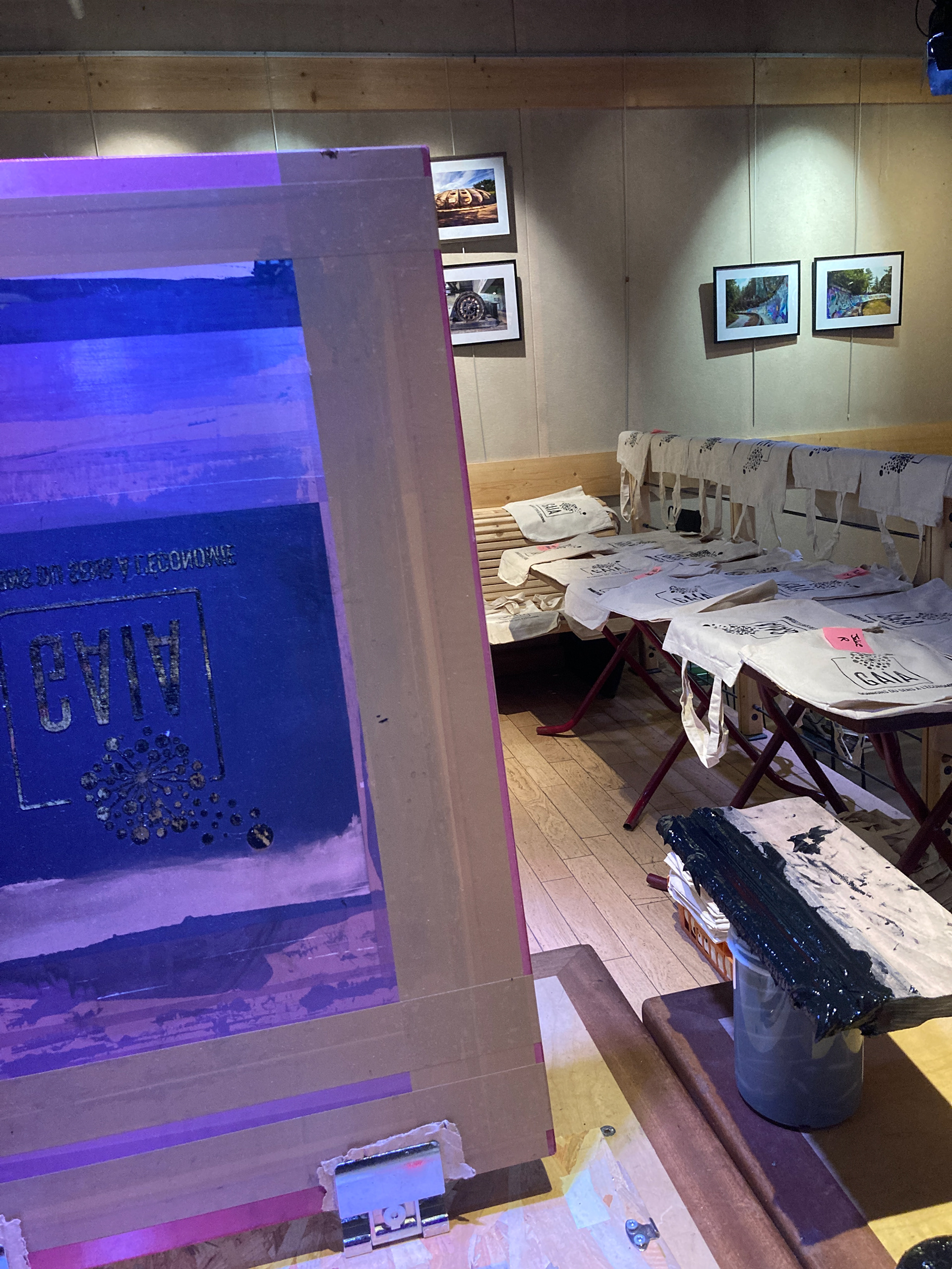 Atelier personnalisation de tote-bags - GAIA