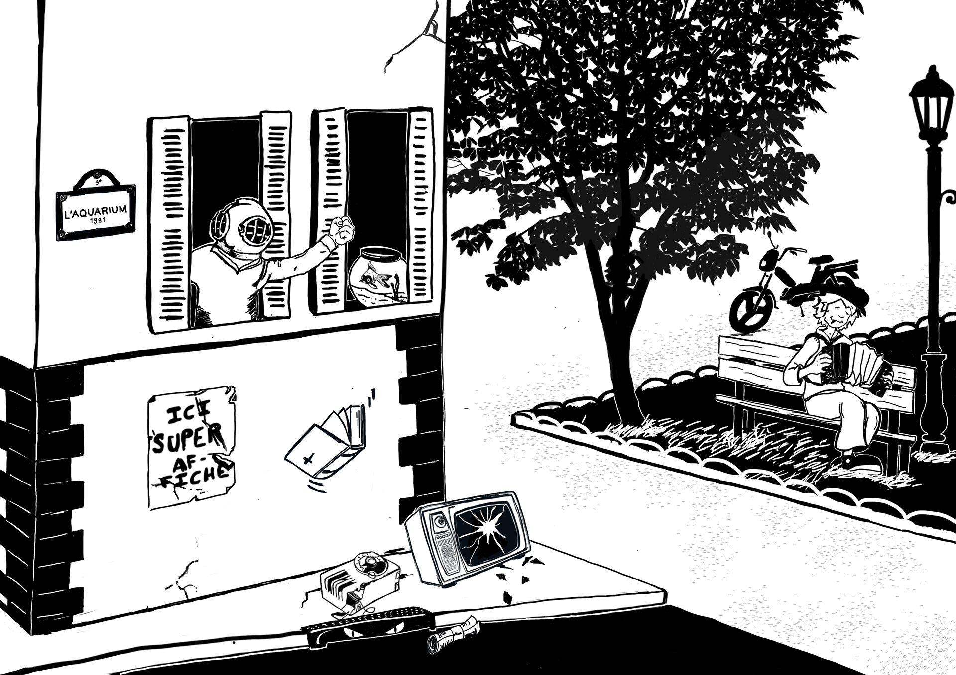 Dessine moi une chanson : L'Aquarium, Renaud