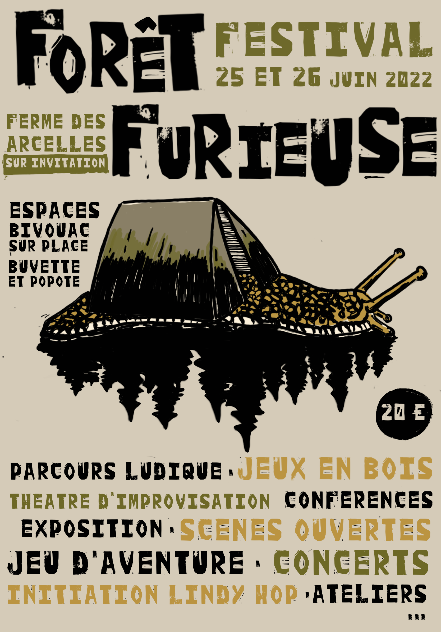 Affiche Forêt Furieuse