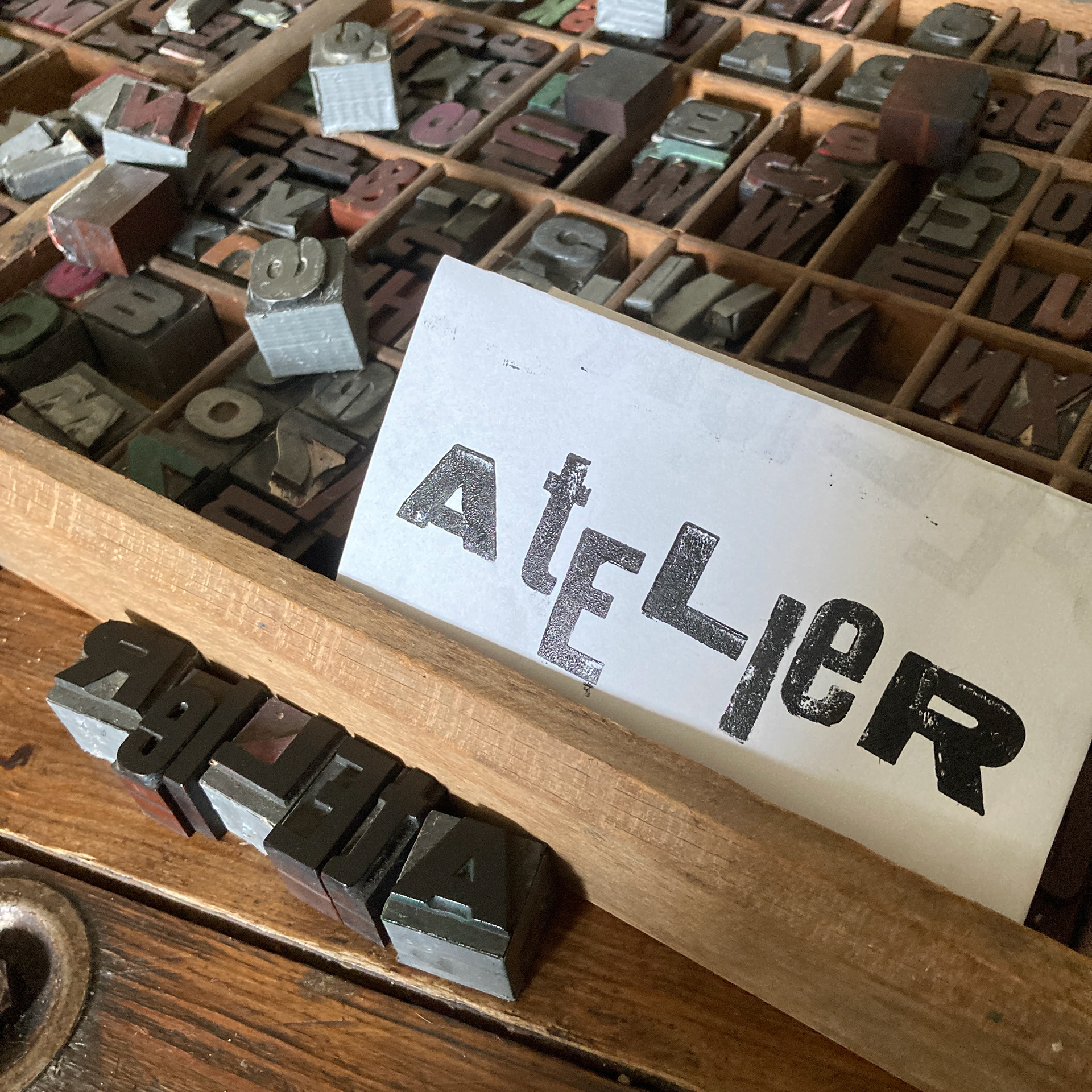 Atelier typographie