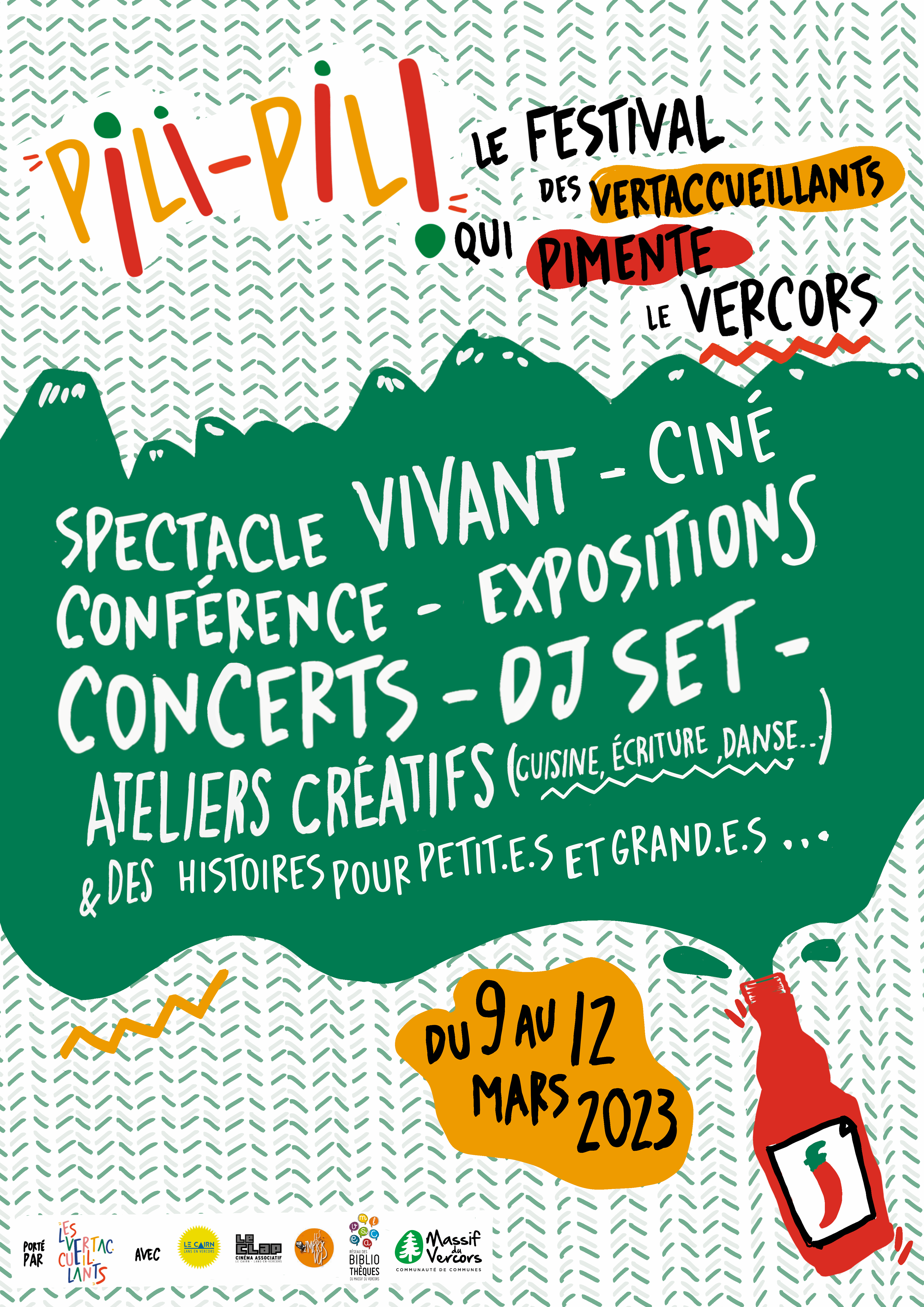 Affiche du festival Pili-Pili