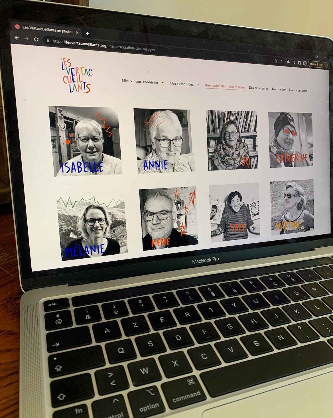 Le nouveau site internet des Vertaccueillants