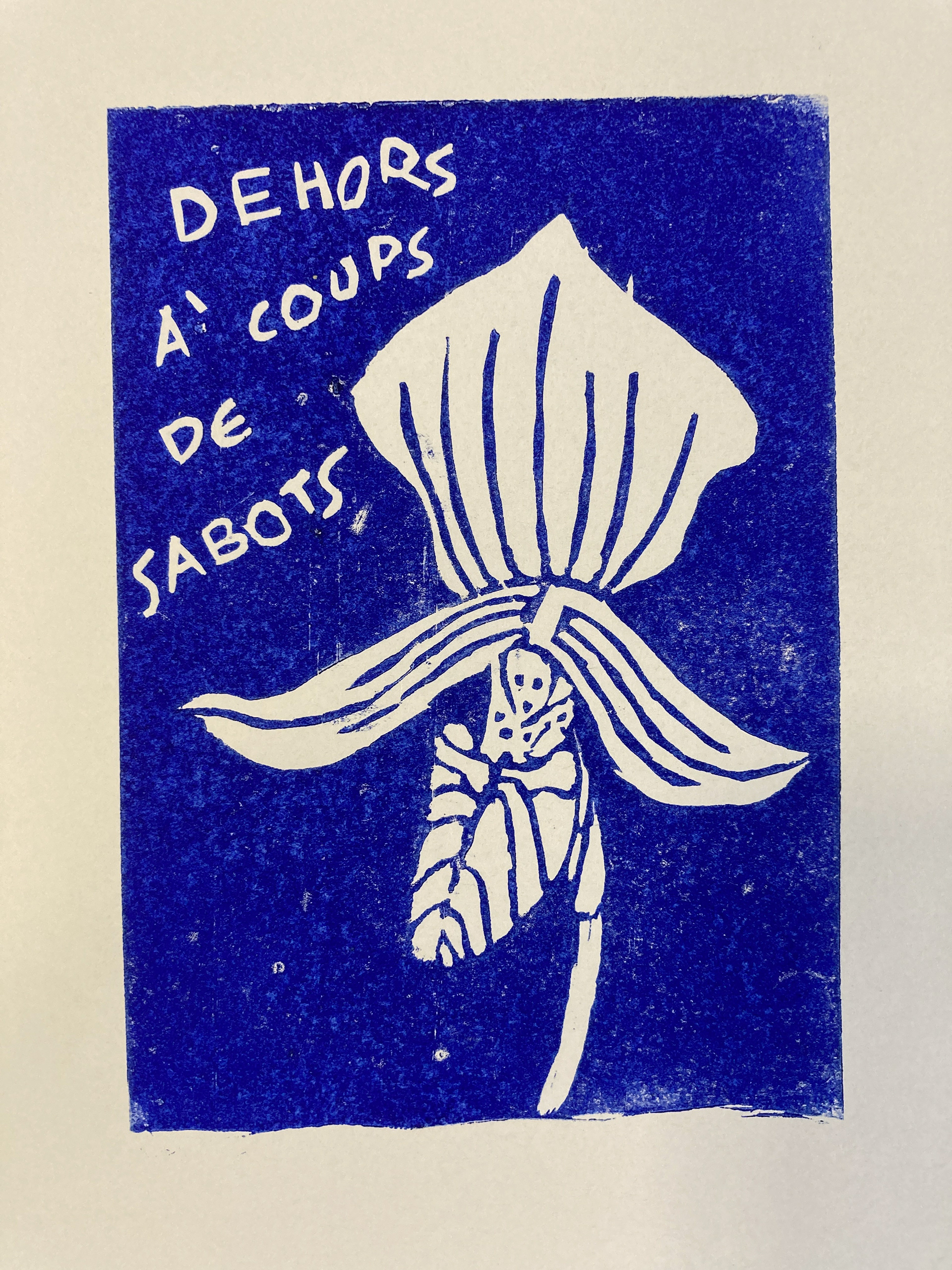 Atelier de  linogravure Grenoble 