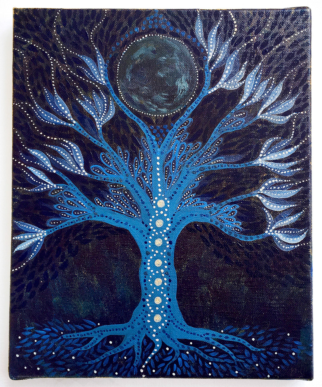 huile sur toile - 27 x 22 cm - Vendu