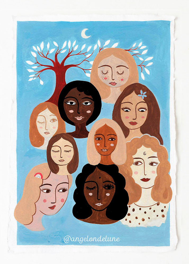 Styled stock photo. Feminine wedding desktop mockup scene with green olive branch and white empty vertical paper card. Foliage composition on white table background, top view. Flat lay picture.