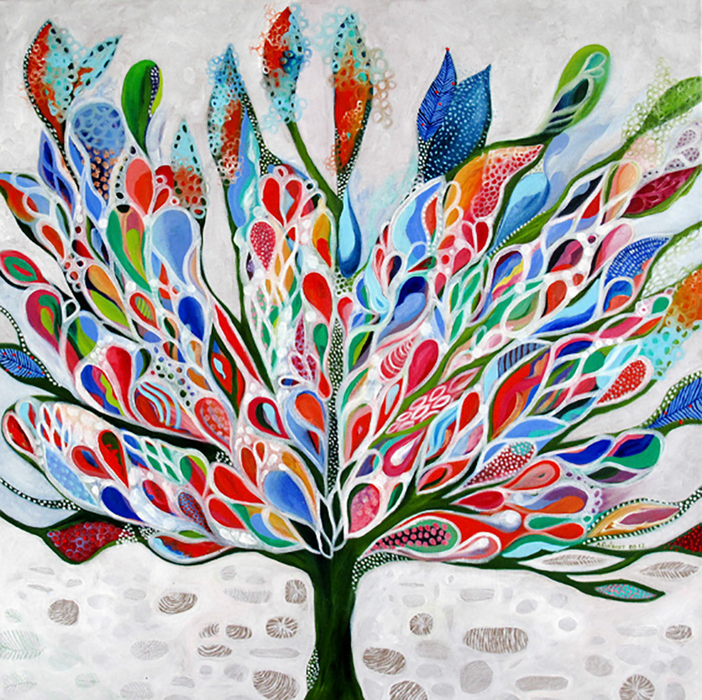 80 x 80 cm - Huile sur toile