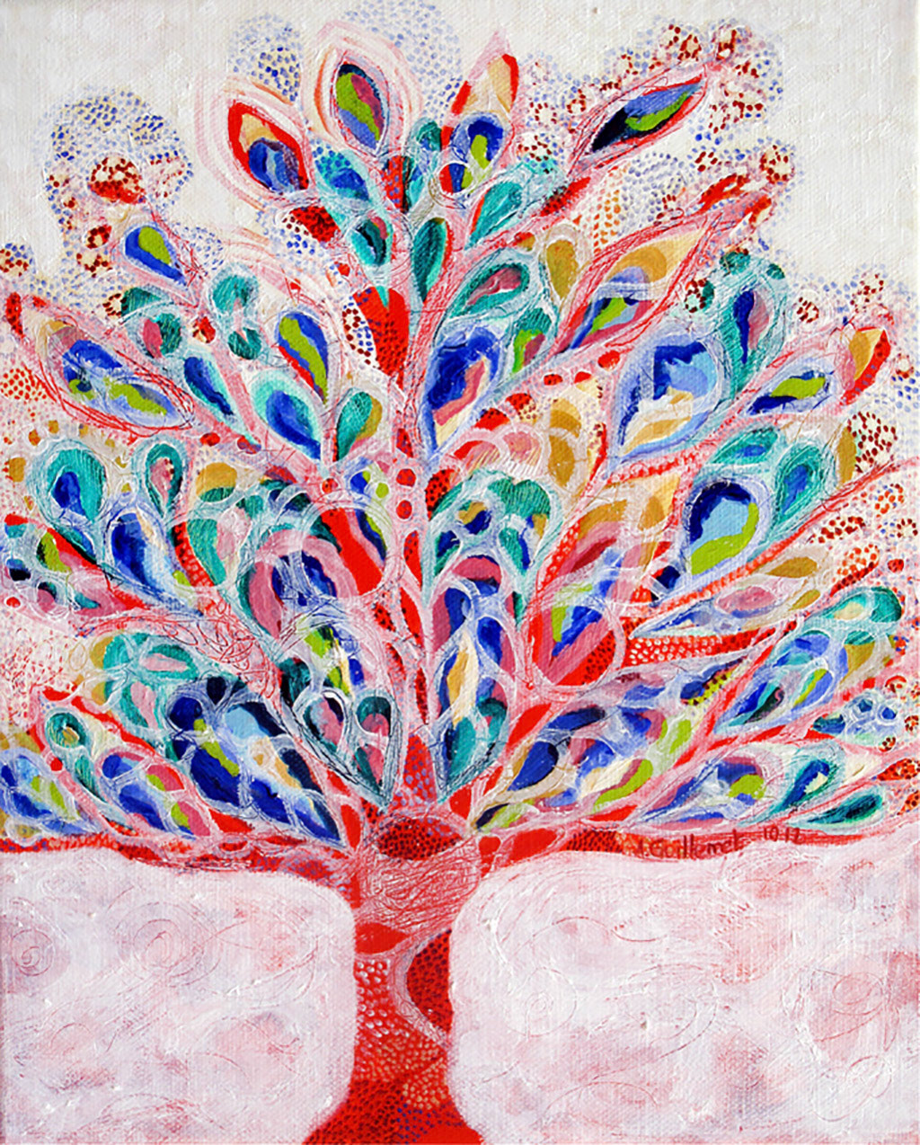 huile sur toile - 27 x 22 cm