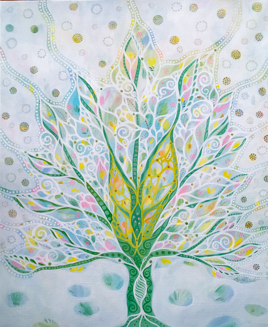 huile sur toile - 65 x 54 cm