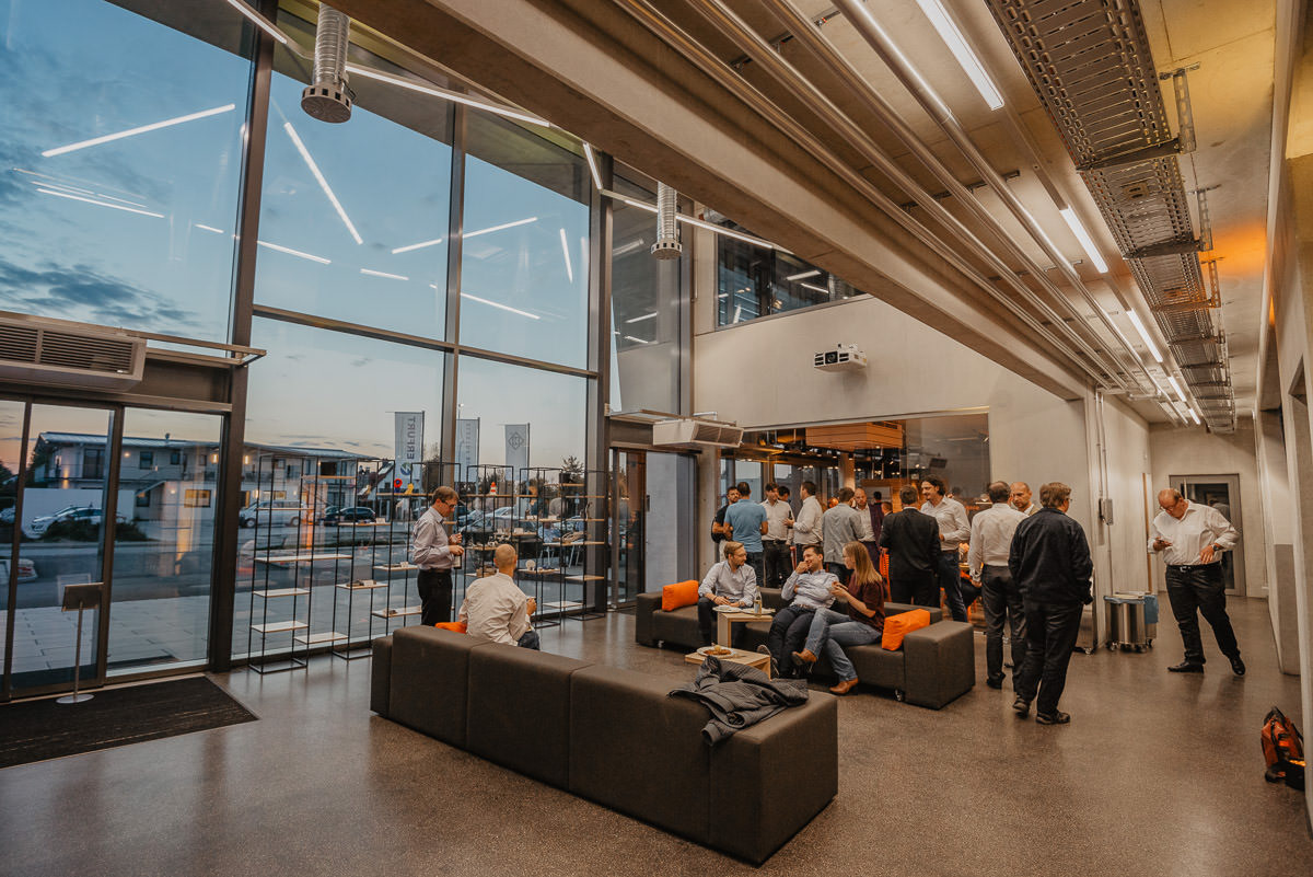 Fasttrack Start Up Event - Dinner & Come together - Industrial Maker Space - Hirschvogel, Max Aicher, Hörbiger