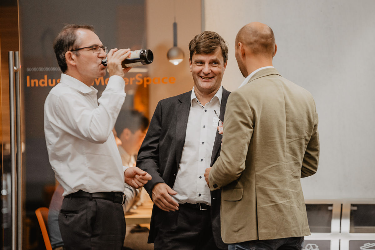 Fasttrack Start Up Event - Dinner & Come together - Industrial Maker Space - Hirschvogel, Max Aicher, Hörbiger