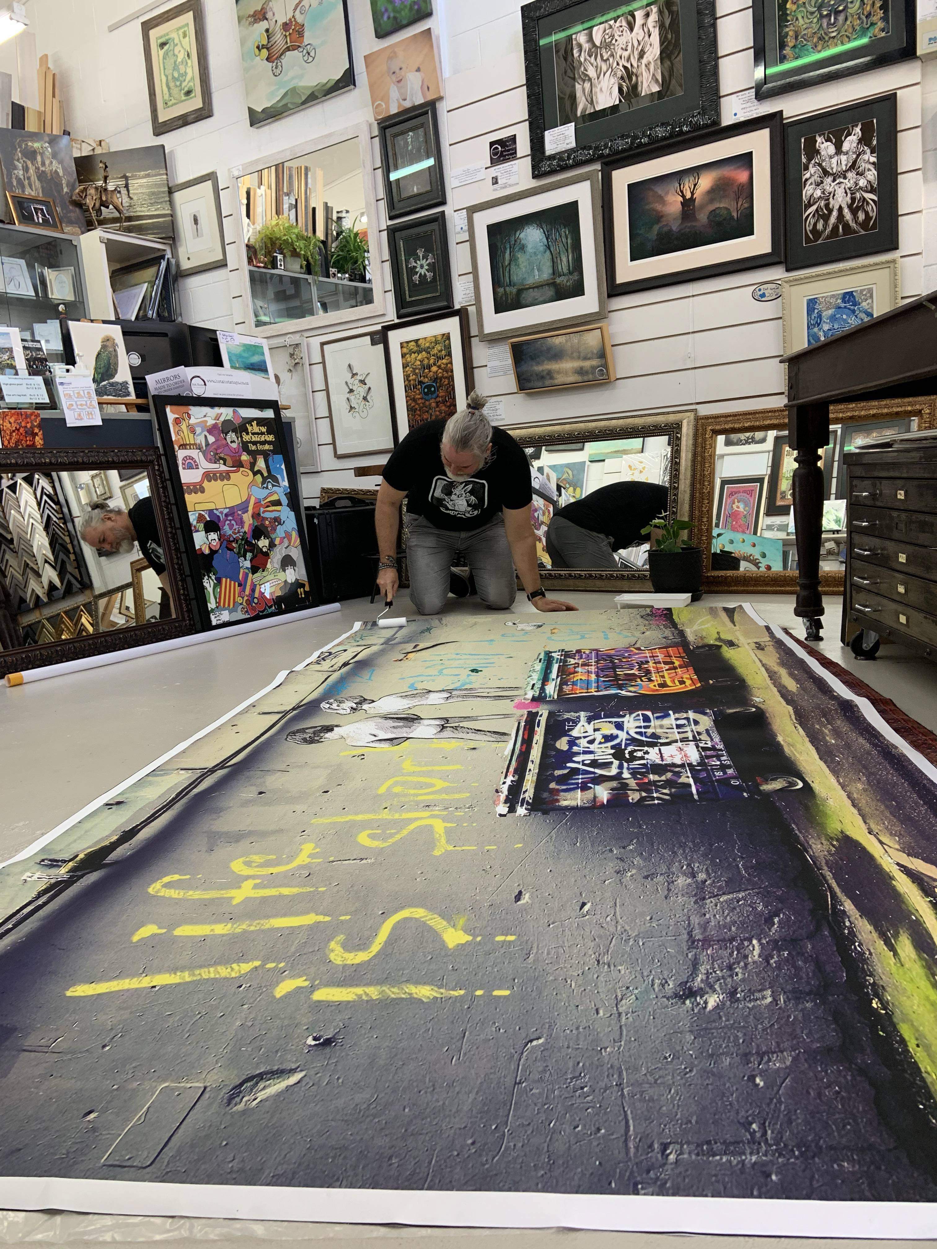 We UV seal all canvas prints