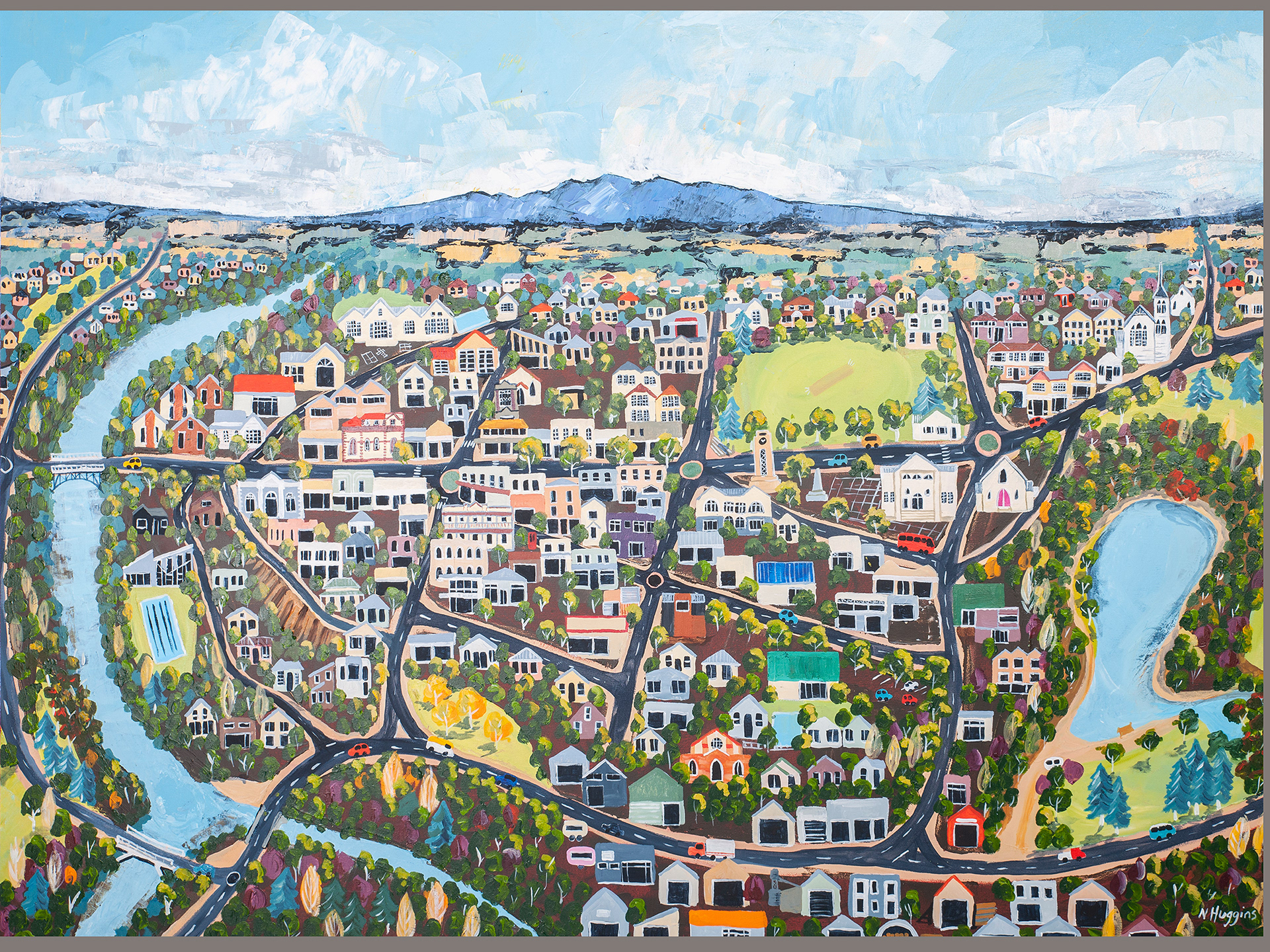 'Cambridge Town' by Narelle Huggins