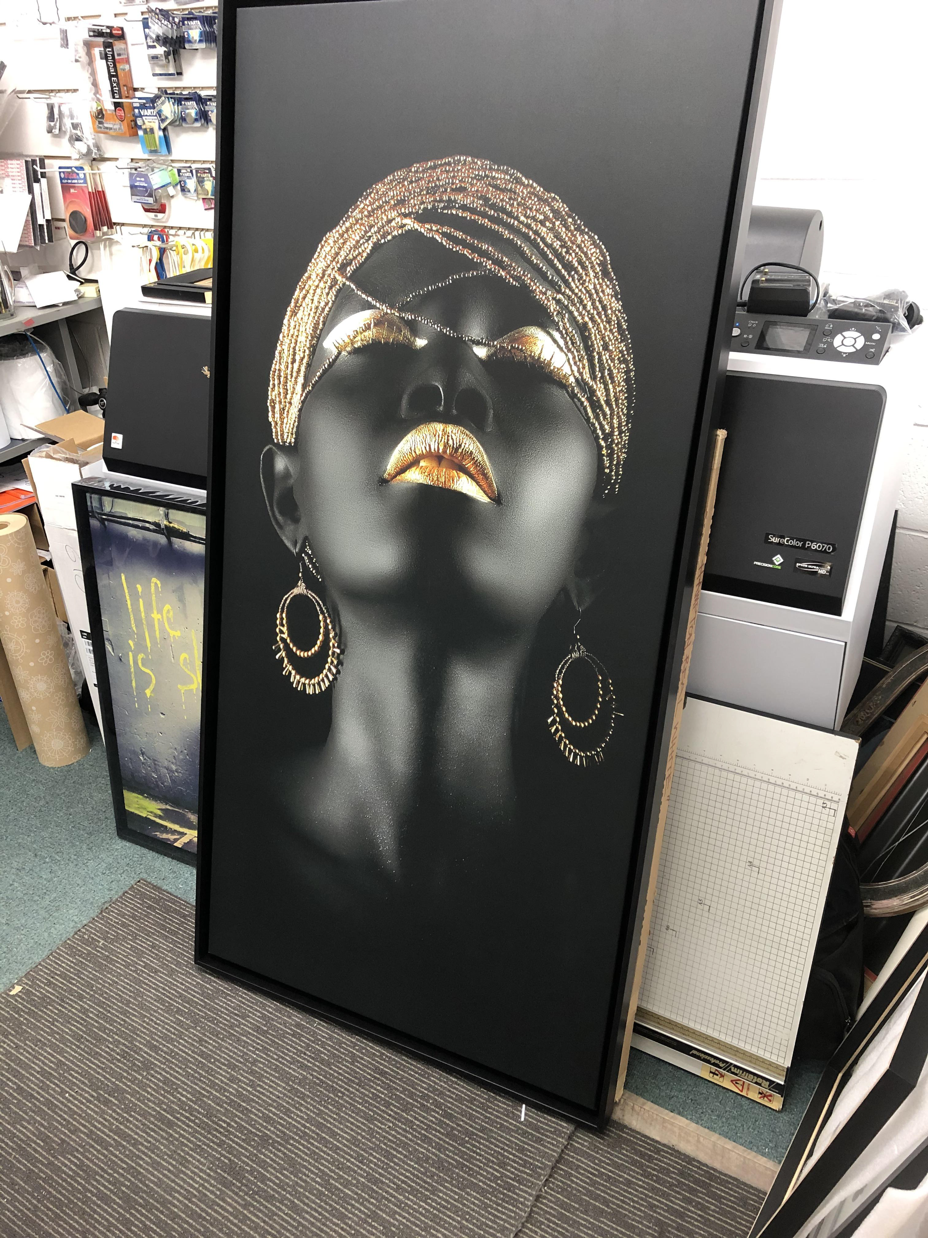 Canvas printing, plus add a canvas tray frame