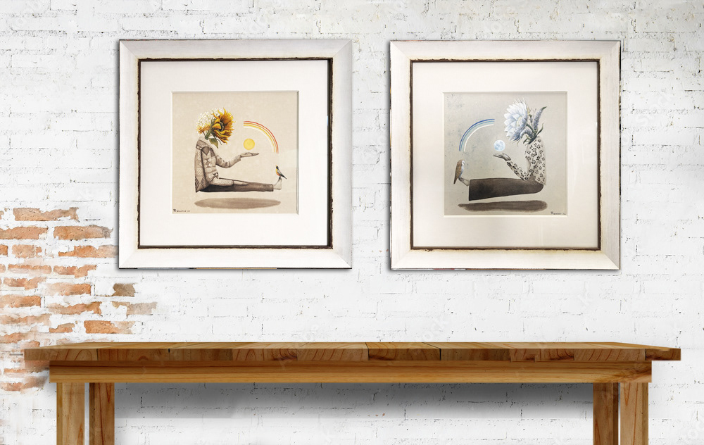 Loft range of framing works well on most art