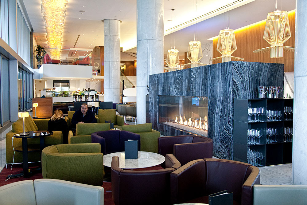 Lobby Lounge for Fairmont Pacific Rim in Vancouver