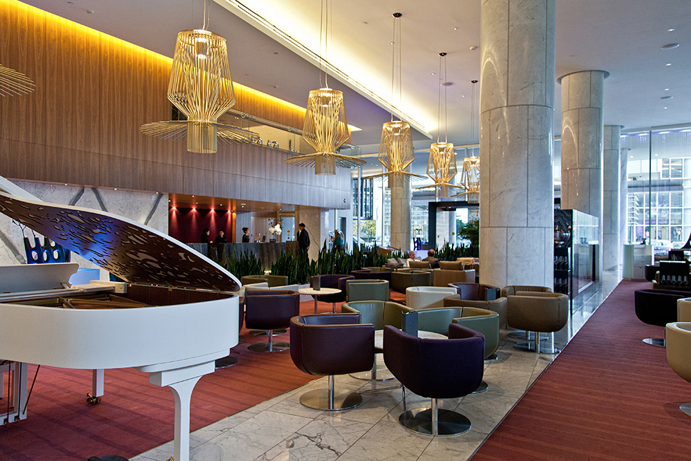 Lobby Lounge for Fairmont Pacific Rim in Vancouver