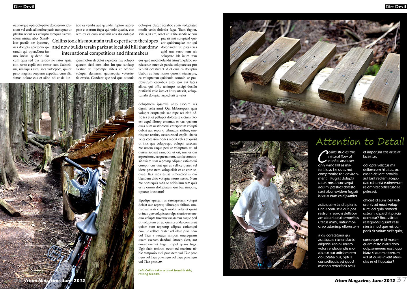 Atom - The Art of Living Outdoors Magazine Feature