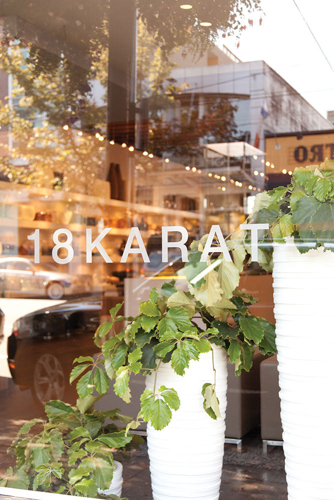 18 Karat Storefront for Western Living Magazine
