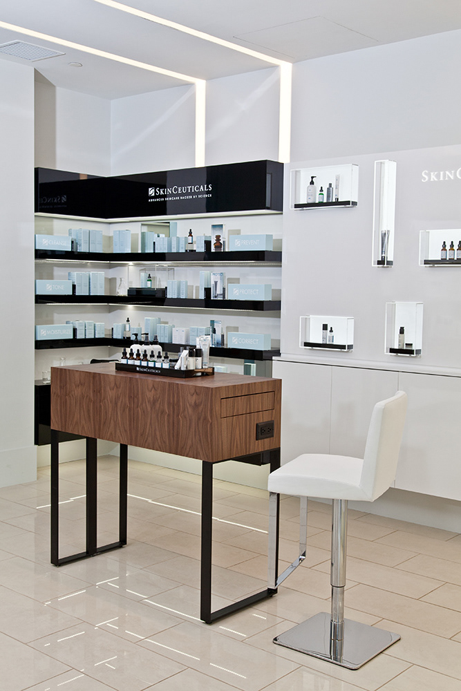 Sample Display and Testing Area Project Skin for Western Living Magazine