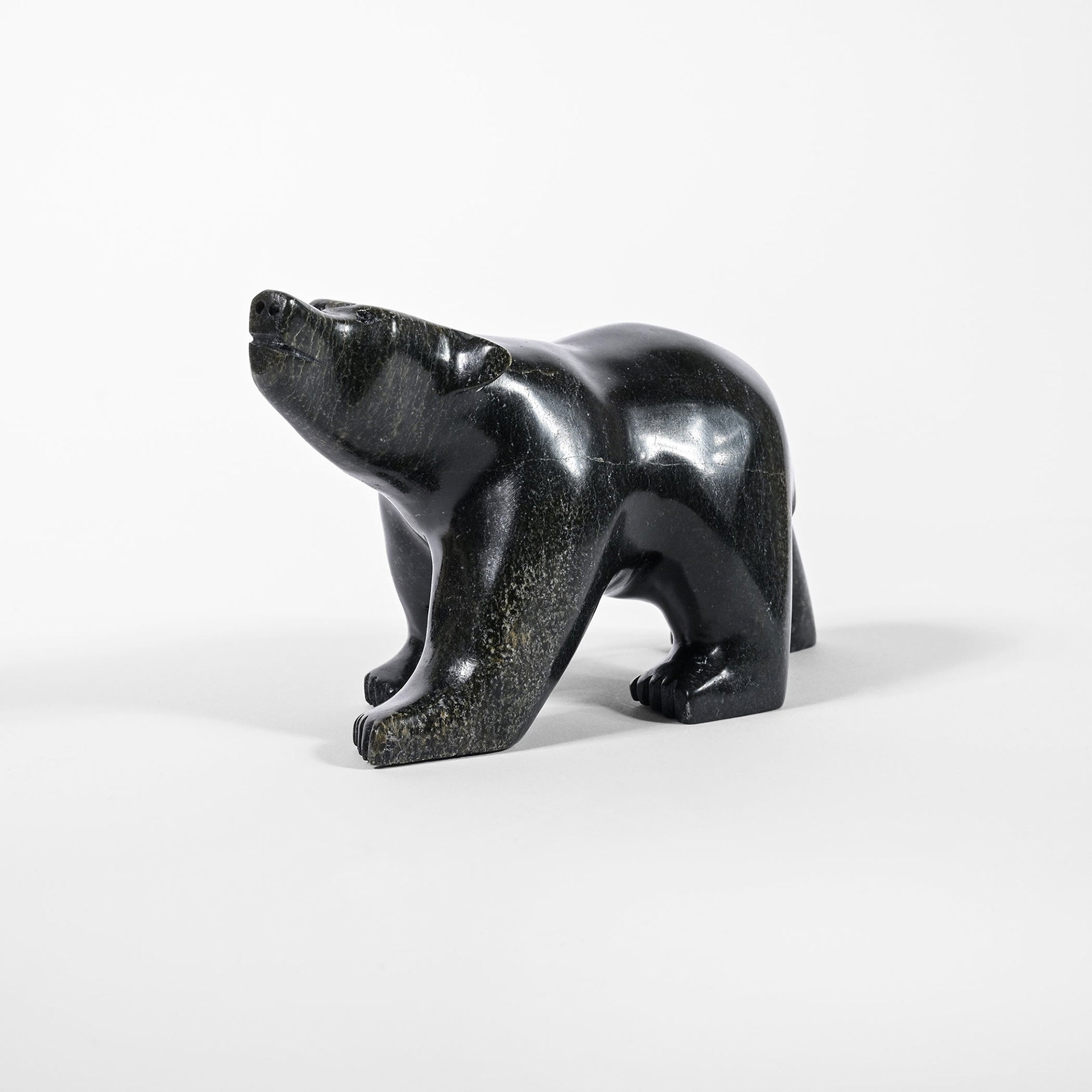Bear Stone Sculpture by kakae Peter