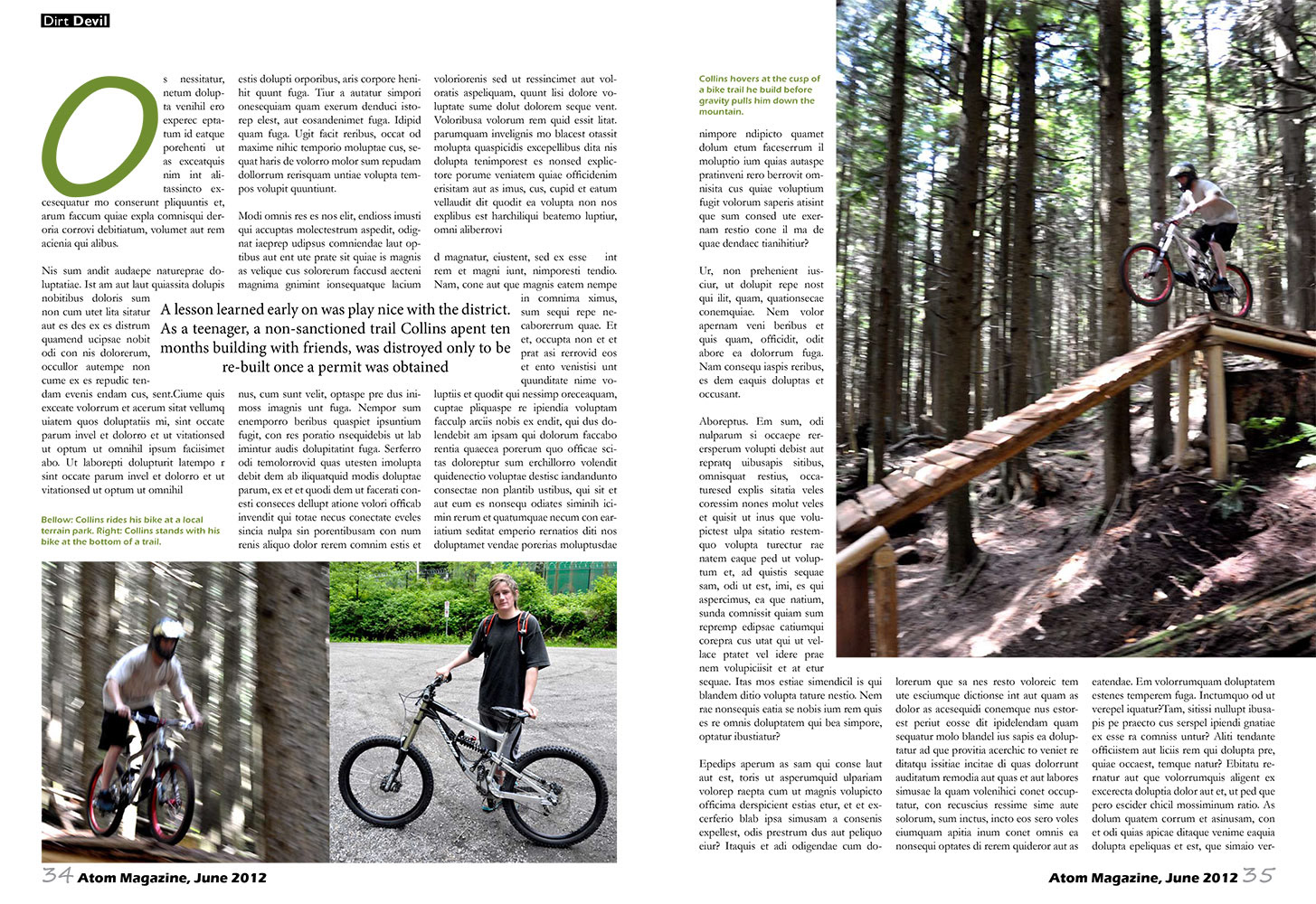 Atom - The Art of Living Outdoors Magazine Feature